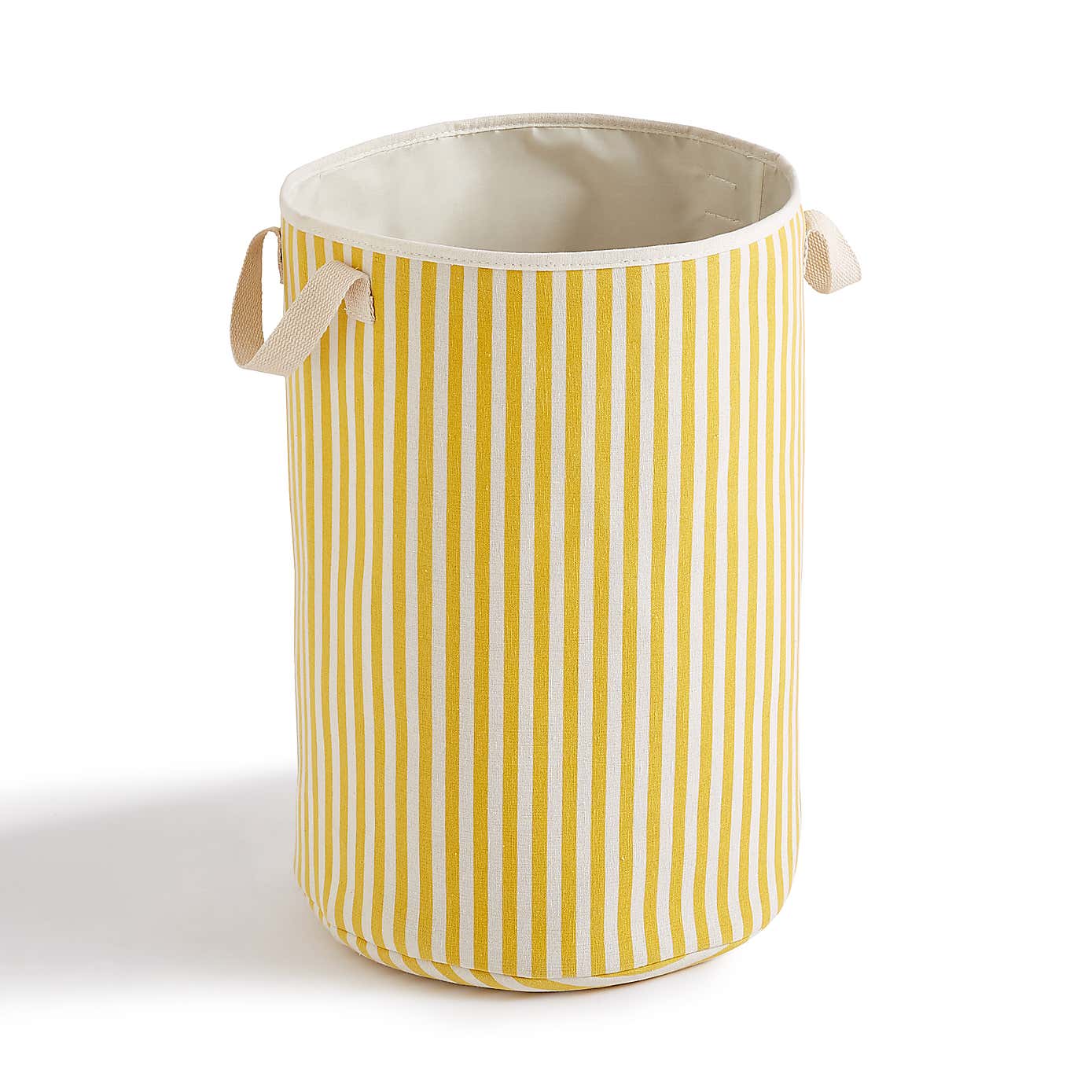 Kids Fabric Mushroom Stripe Toy Storage Bag