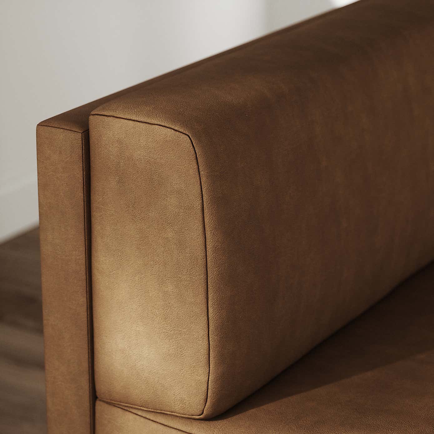 Mae Corner Dining Bench, Faux Leather