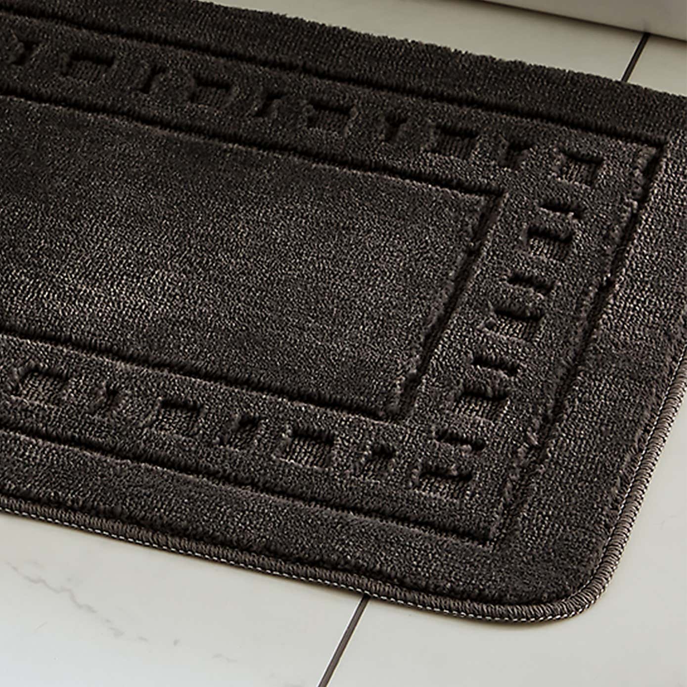 Catherine Lansfield Armoni Bath and Pedestal Mat Set