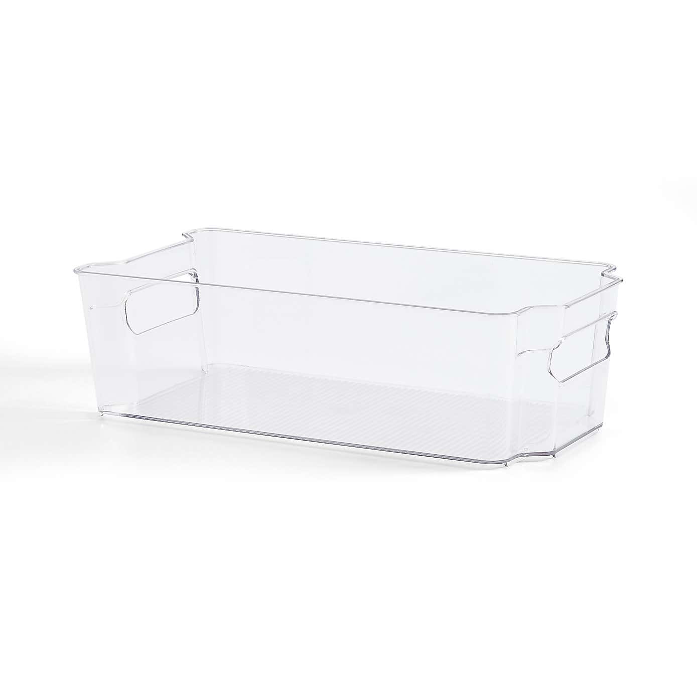 Clear Fridge Storage Container 30cm x 17cm x 9cm
