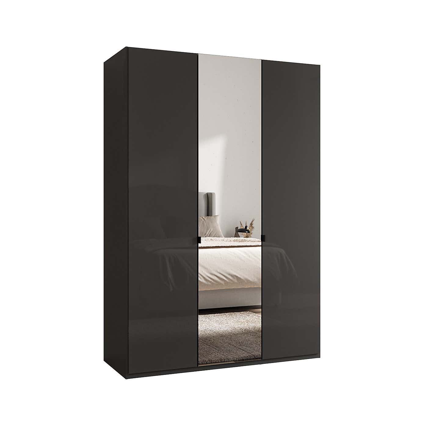 Wiemann Kahla 3 Door Mirrored Wardrobe
