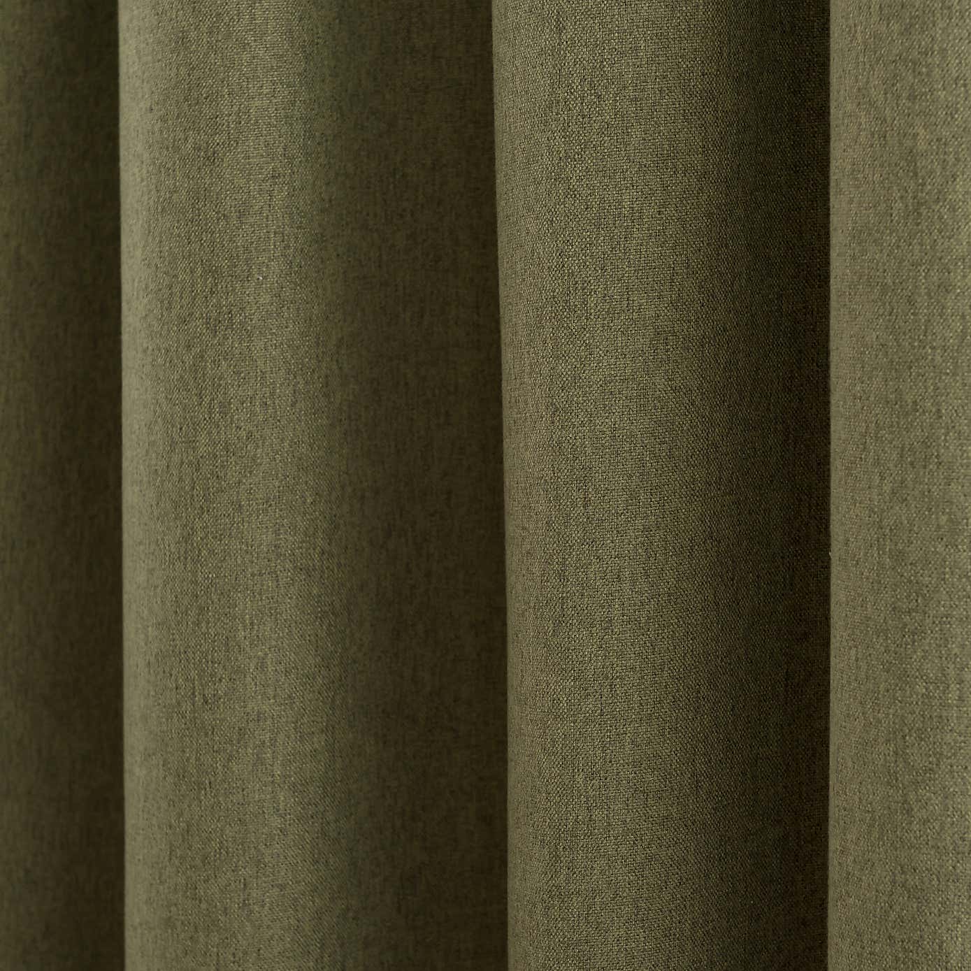 Luna Brushed Blackout Pencil Pleat Curtains