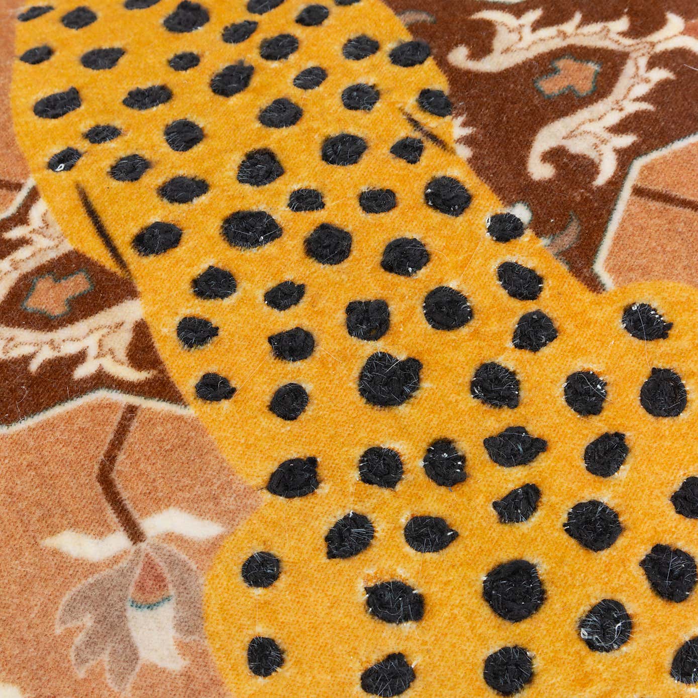 Kilim Cheetah Square Cushion