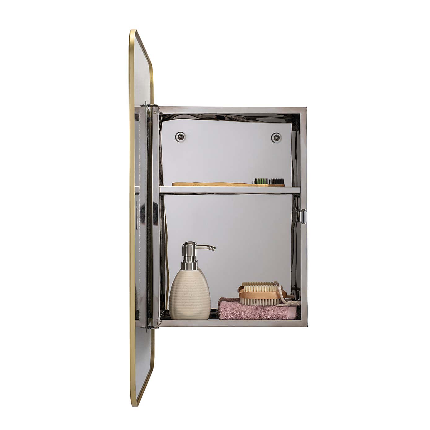 Croydex Metal Framed Bathroom Wall Cabinet