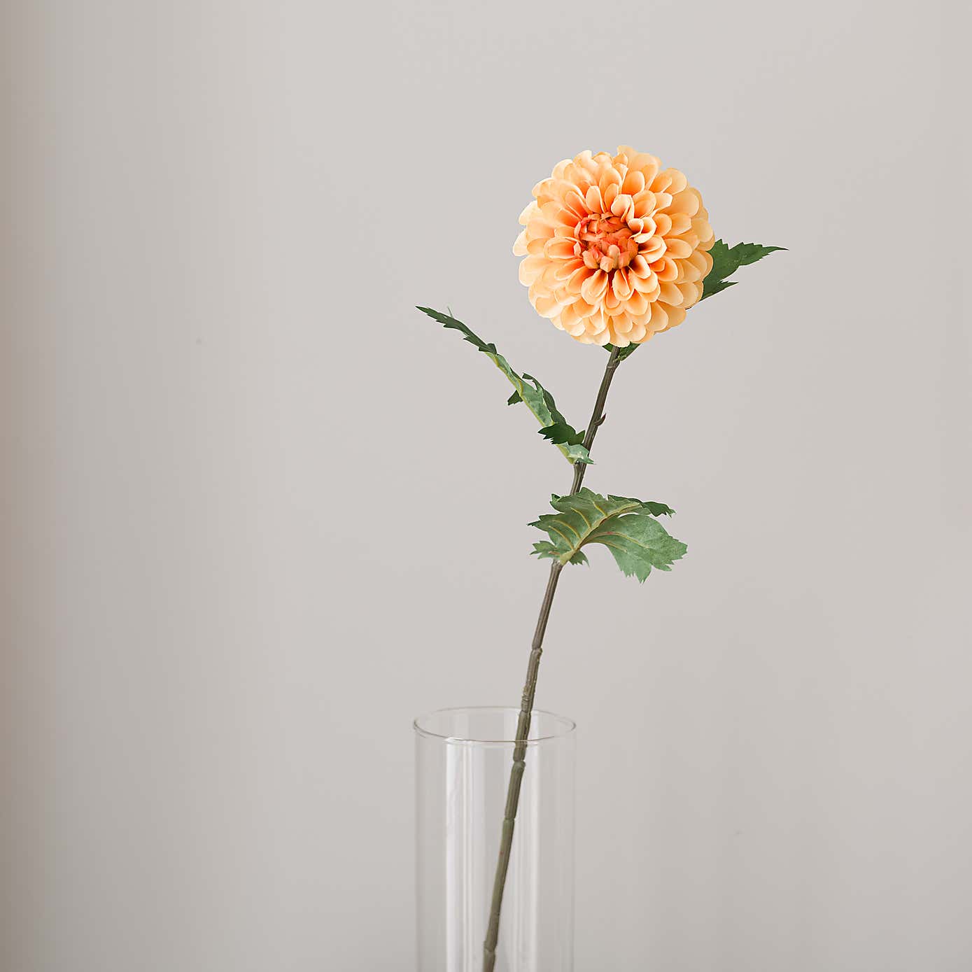 Artificial Orange Ball Dahlia