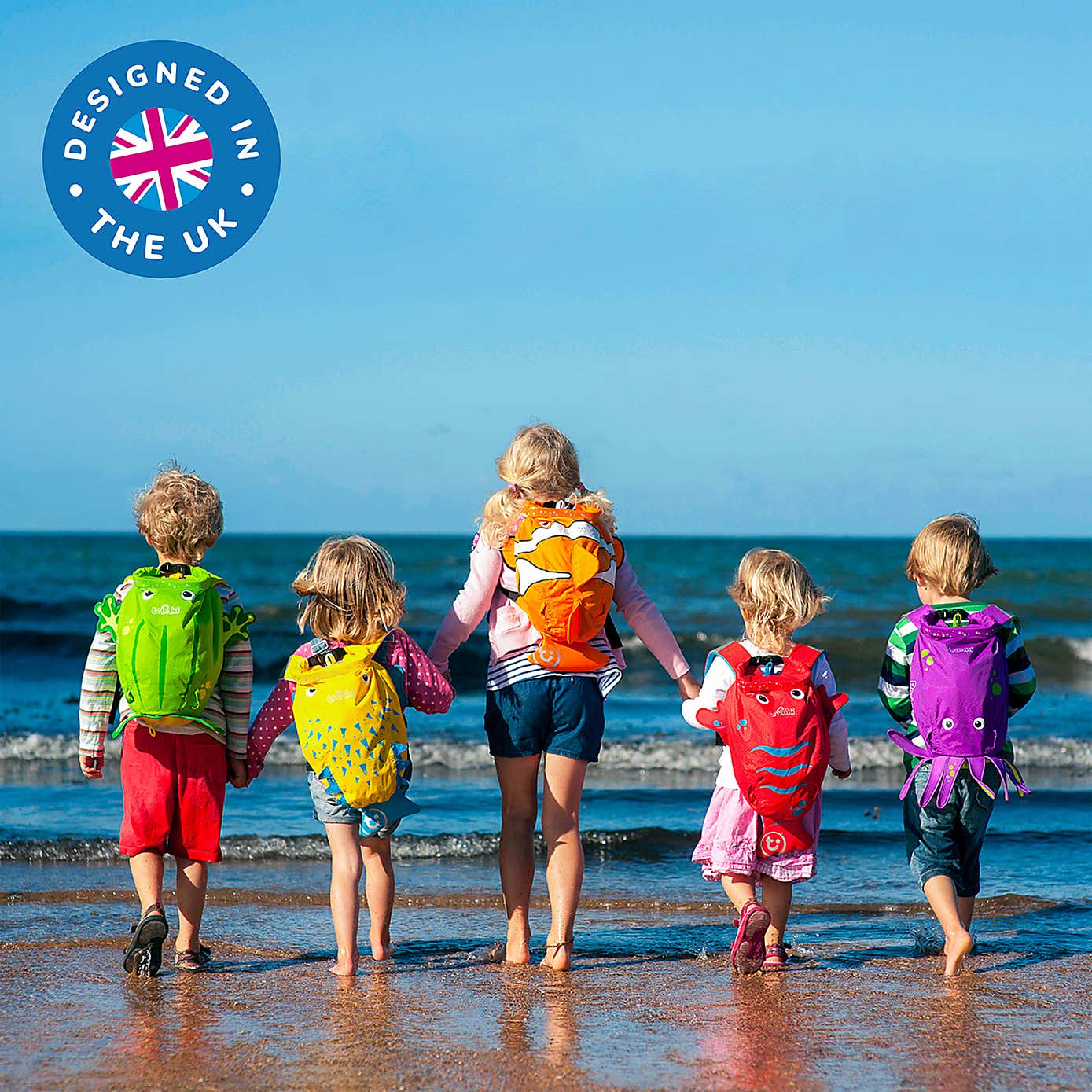 Trunki PaddlePak Coral Kids Water Resistant Backpack