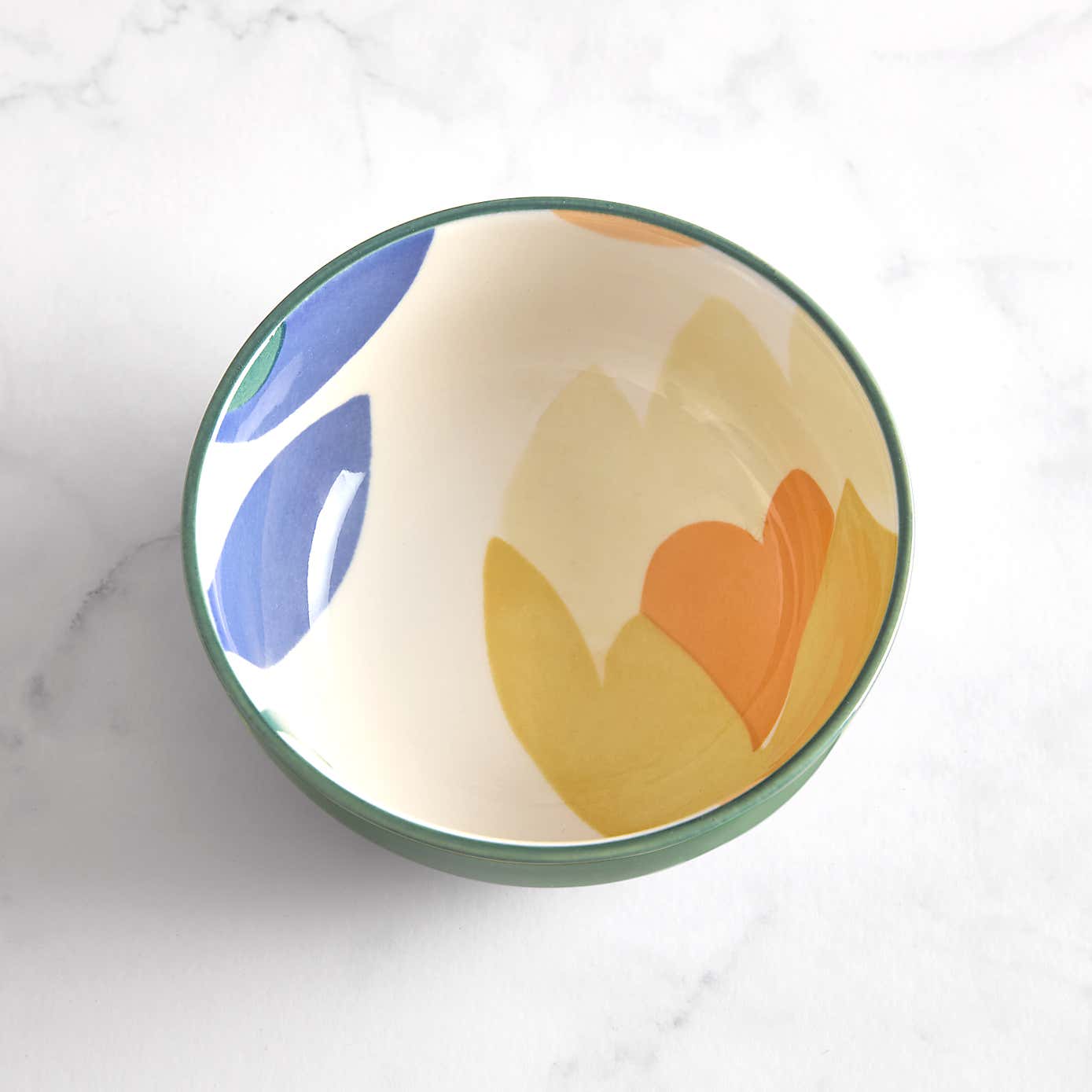 Elements Fieldsley Floral Glazed Stoneware Dip Bowl