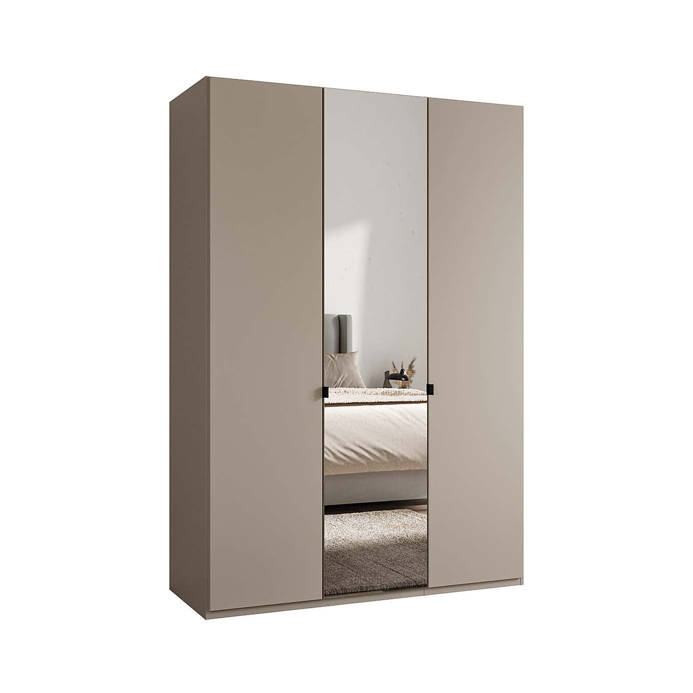 Wiemann Kahla 3 Door Mirrored Wardrobe