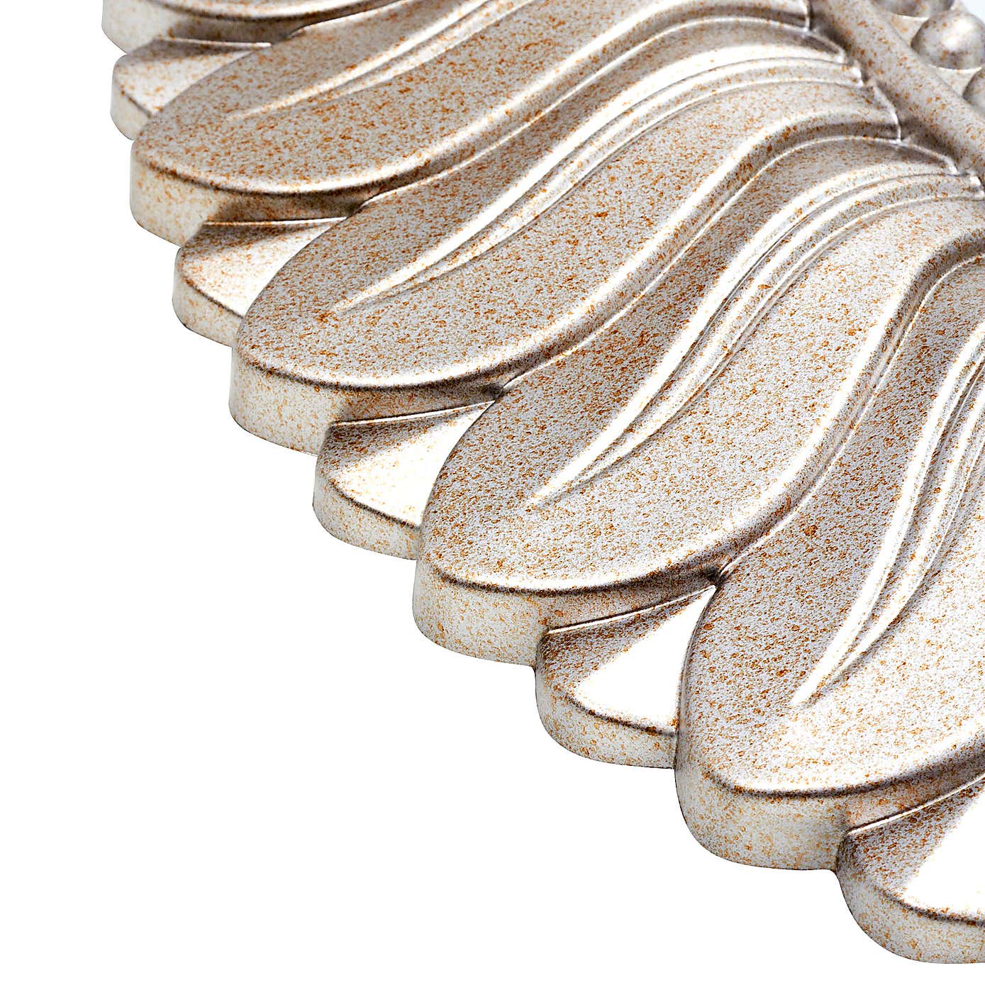 Leaf Round Wall Mirror