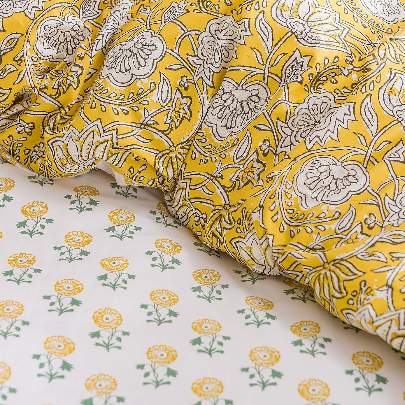 Lizzy Tile Cotton Duvet Cover & Pillowcase Set