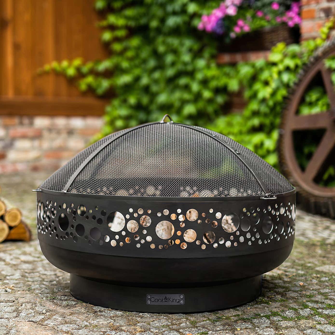 Boston Steel Decorative Fire Bowl