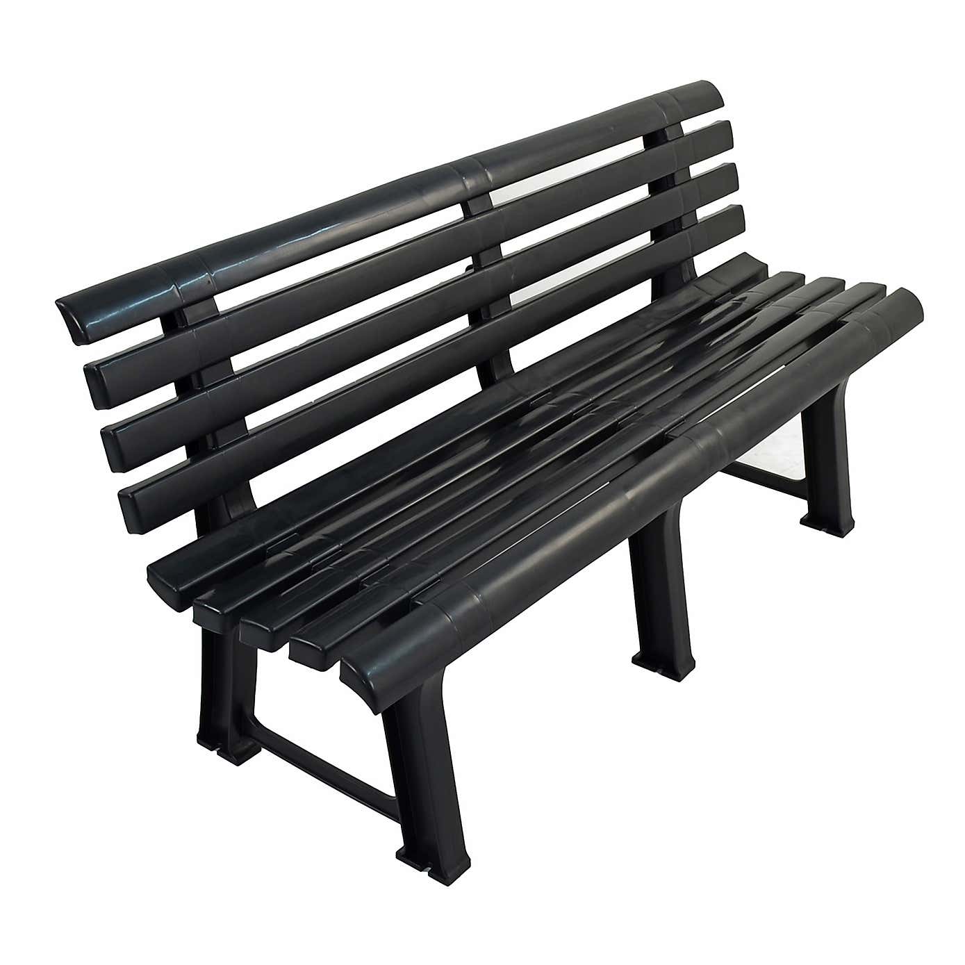 Brindisi Dark Grey Bench