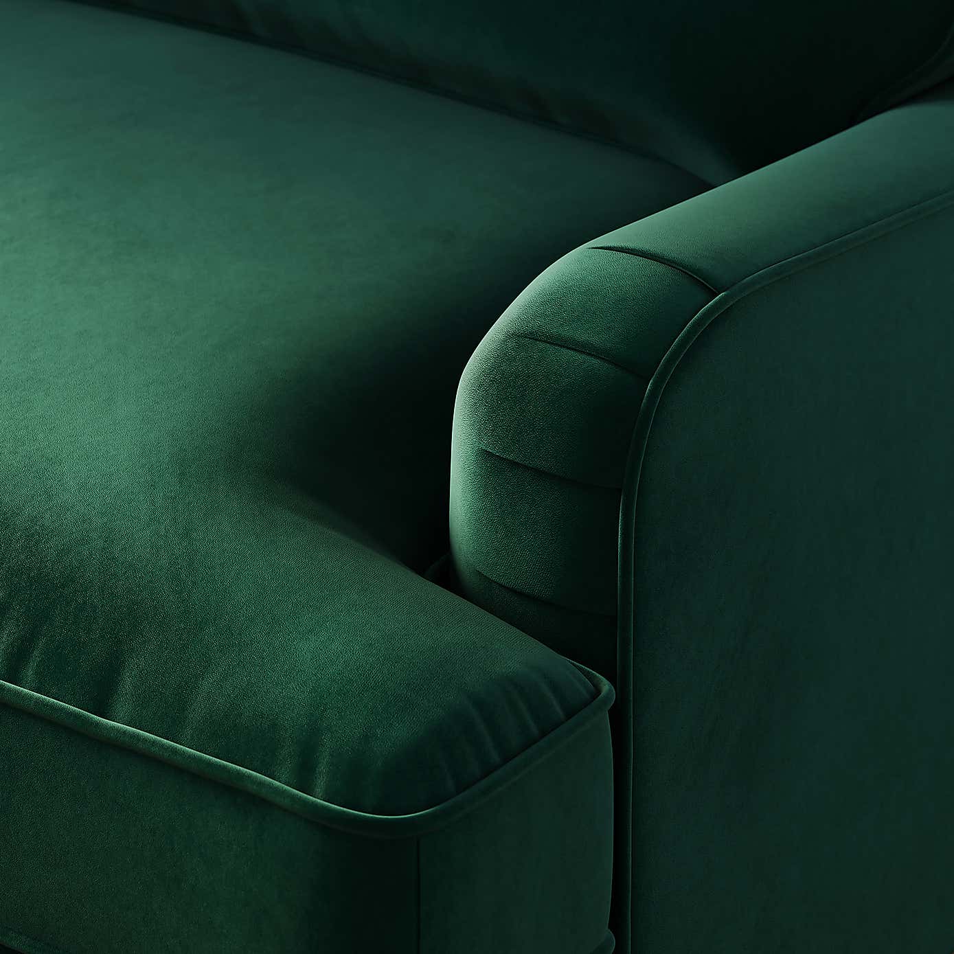 Beatrice Matte Velvet Snuggle Single Sofa Bed