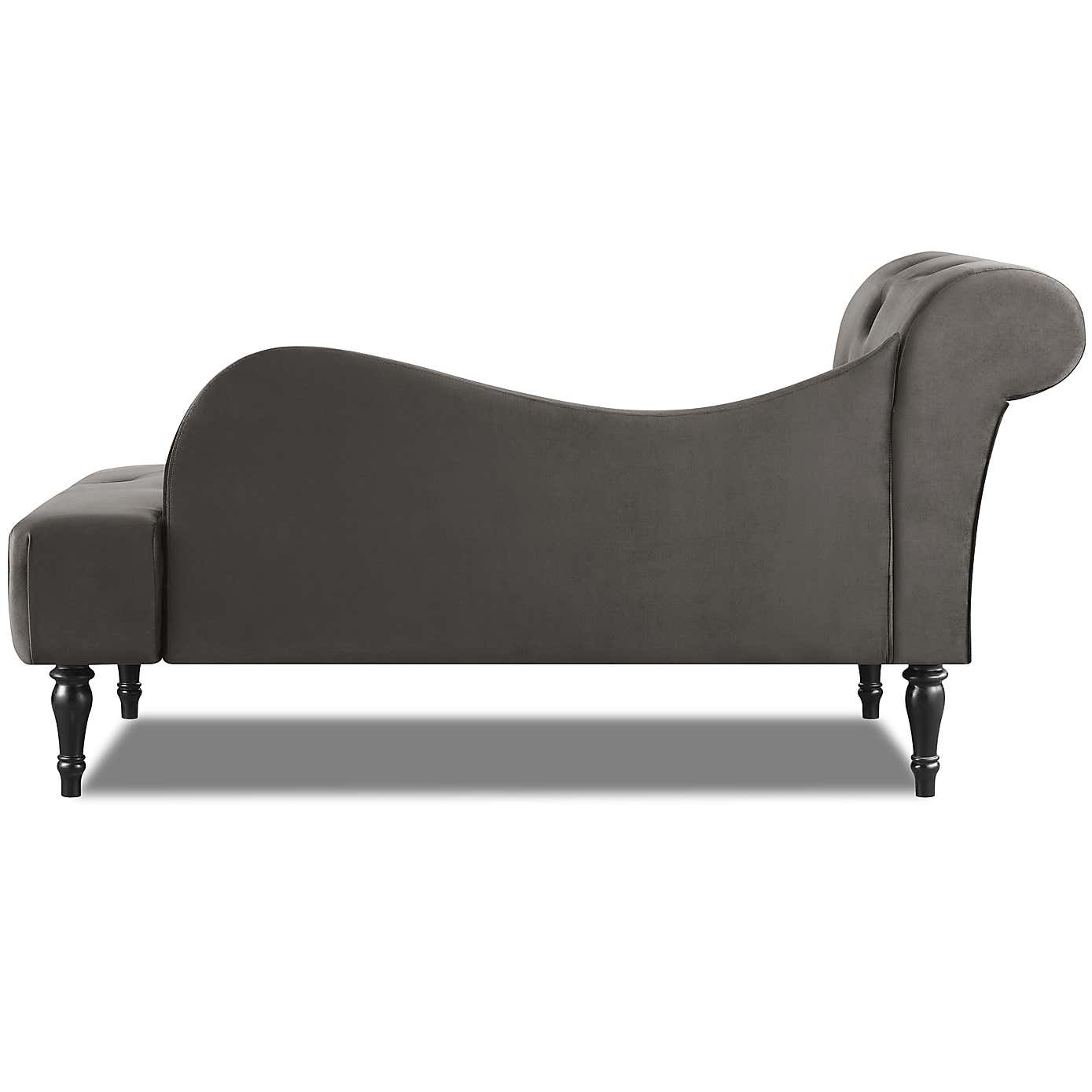 Wisteria Velvet Chaise Lounge