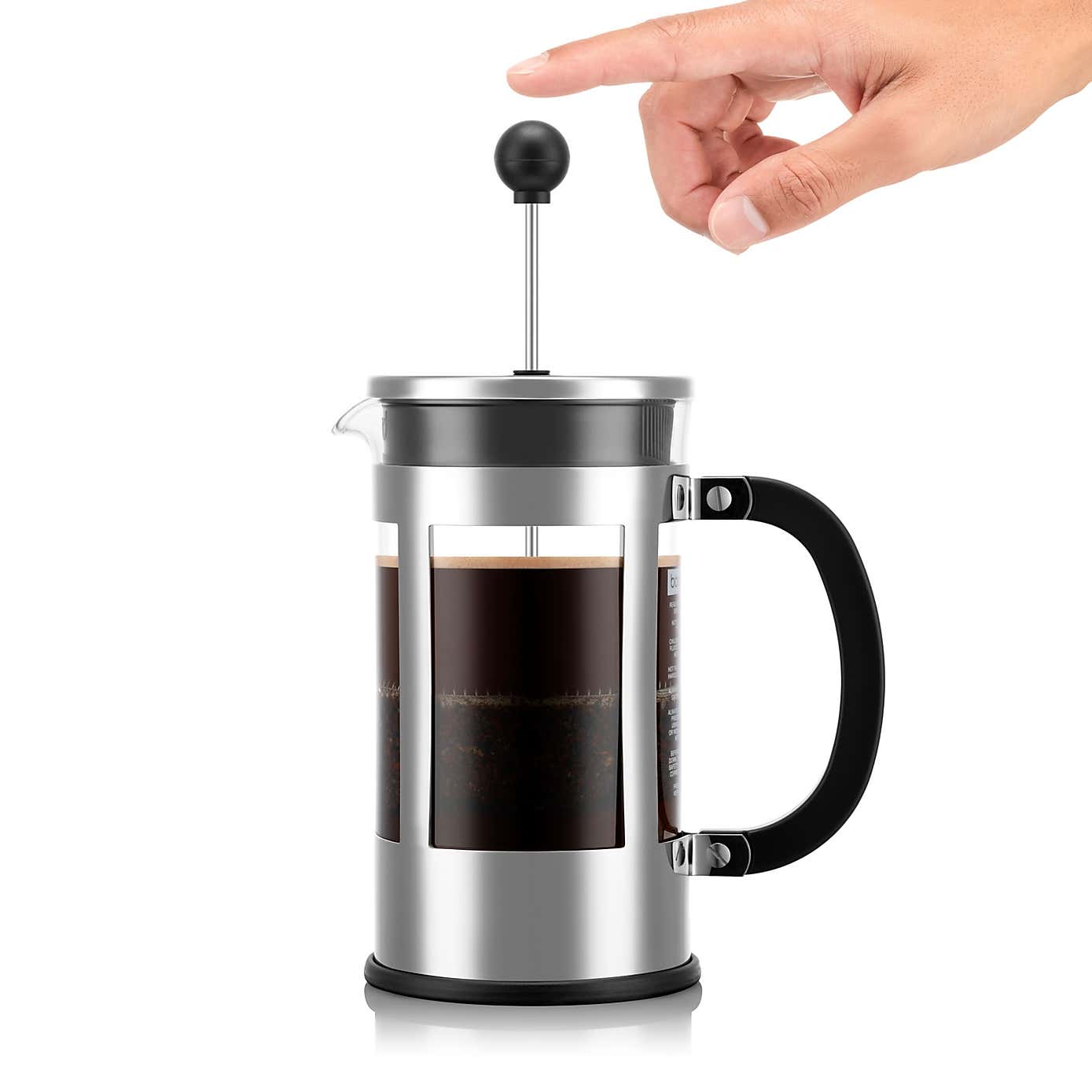 Bodum Kenya 8 Cup Silver Coffee Maker, 1L