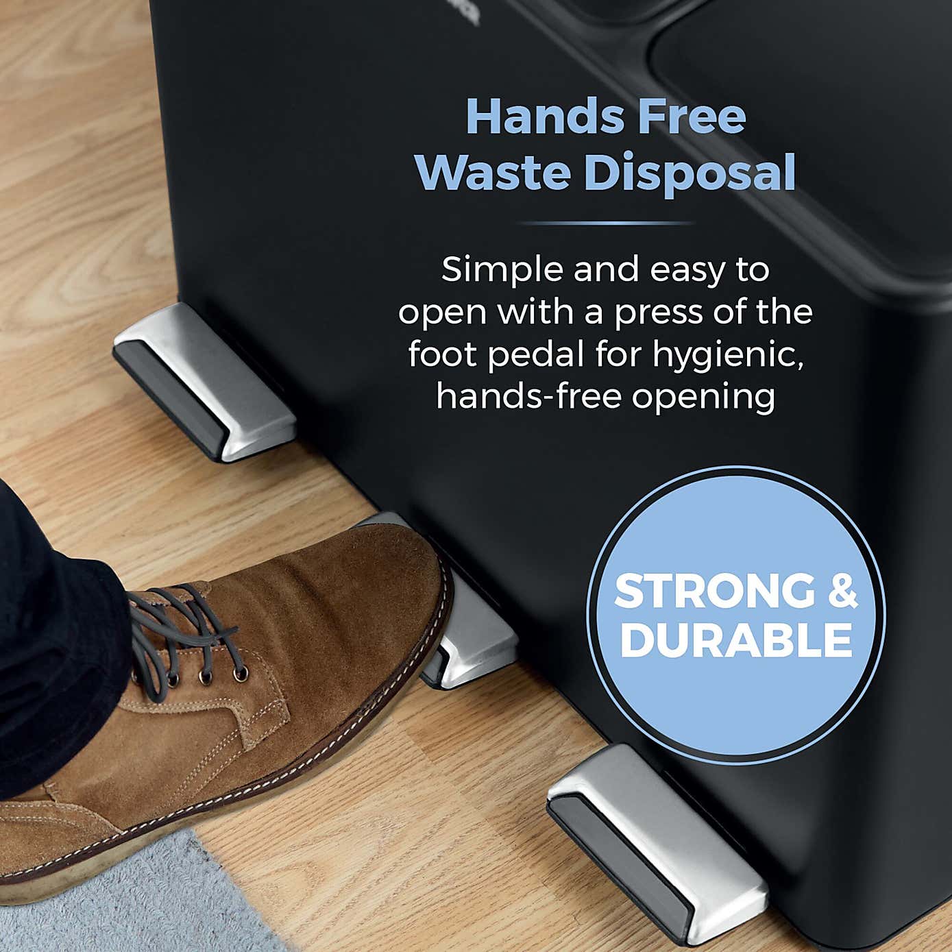 Tower 45L Recycling Pedal Bin