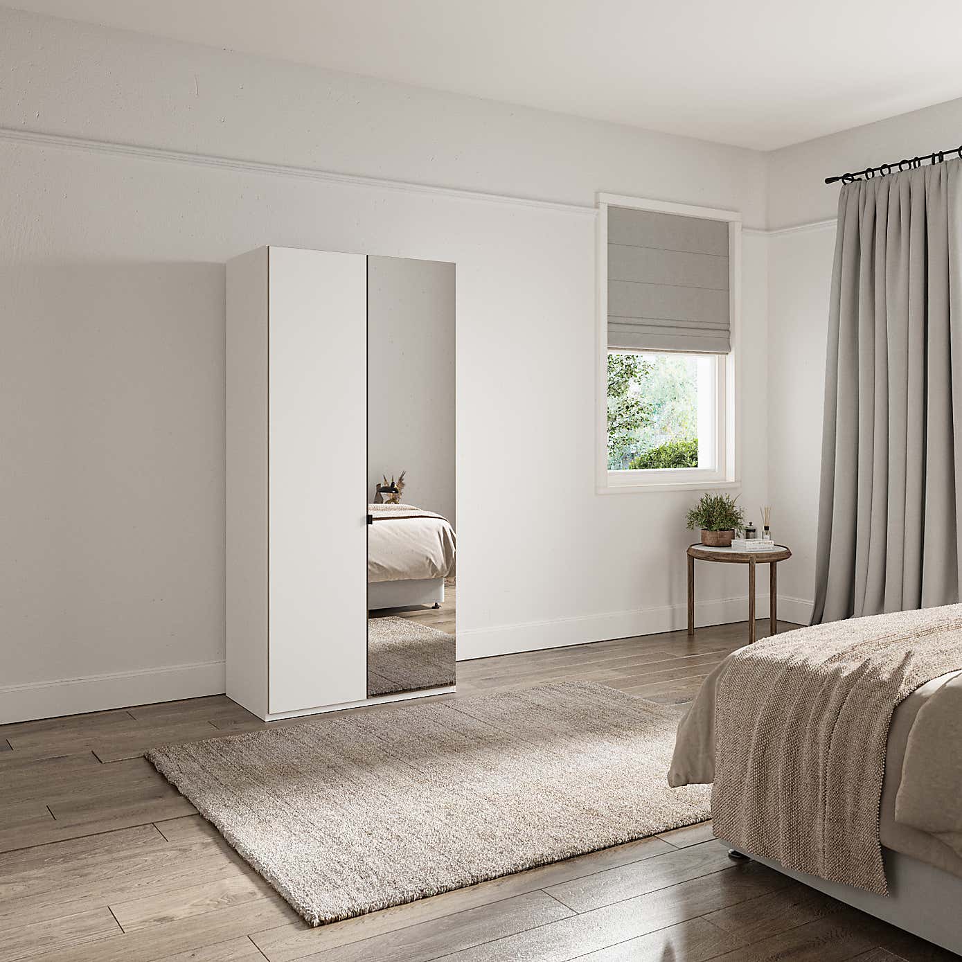 Wiemann Kahla 2 Door Mirrored Wardrobe