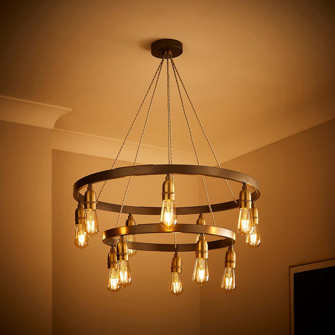Marsden Industrial Hoop Ceiling Light