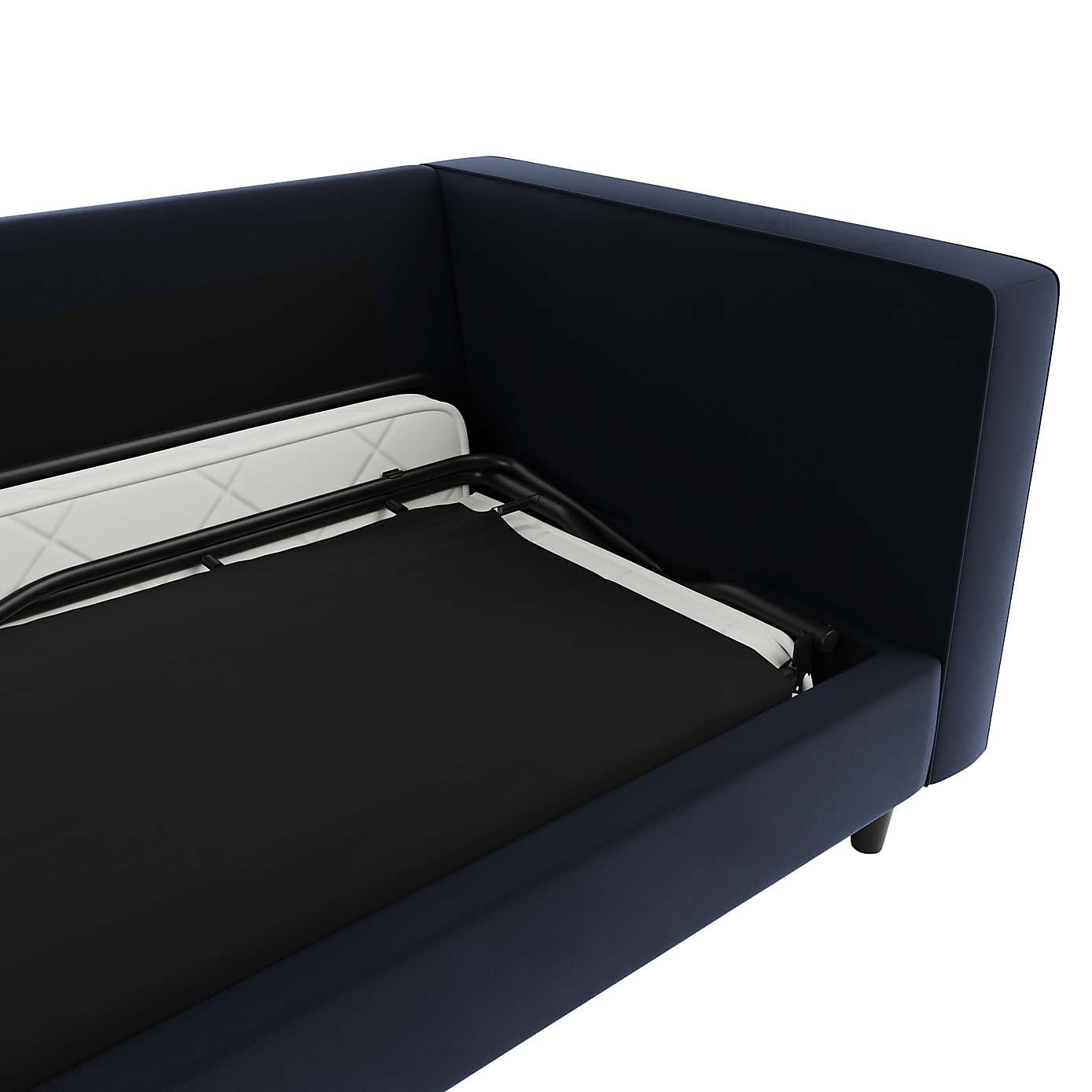 Zoe Velvet 3 Seater Double Sofa Bed
