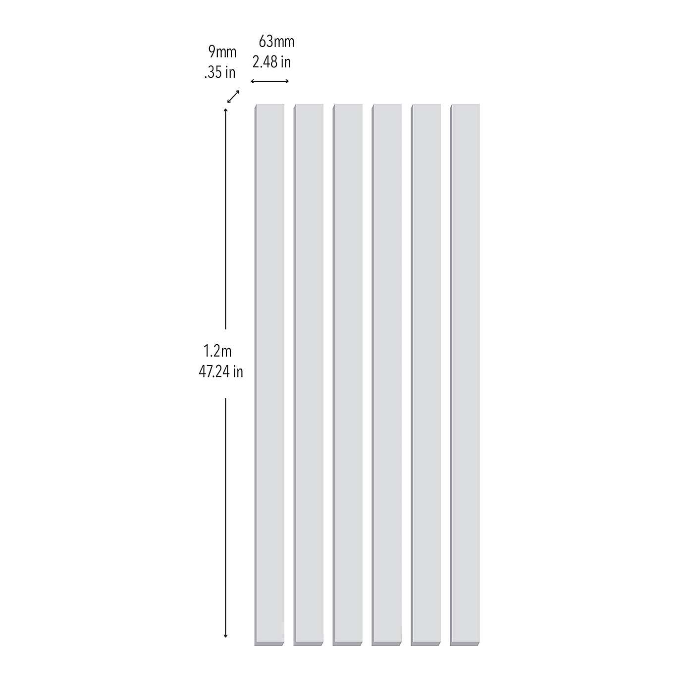 Pack of 6 Panel Mouldings