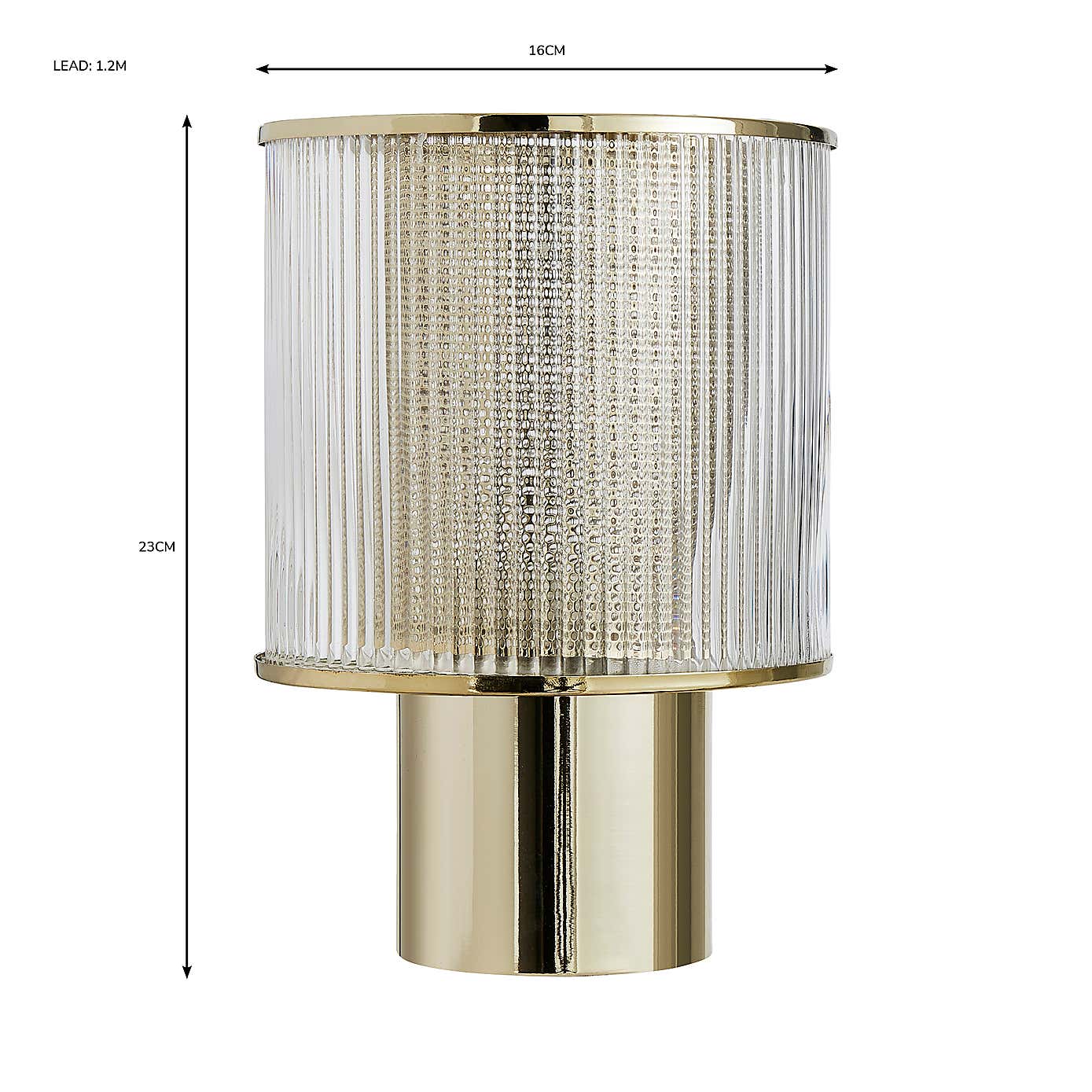 Kruze Glass Table Lamp