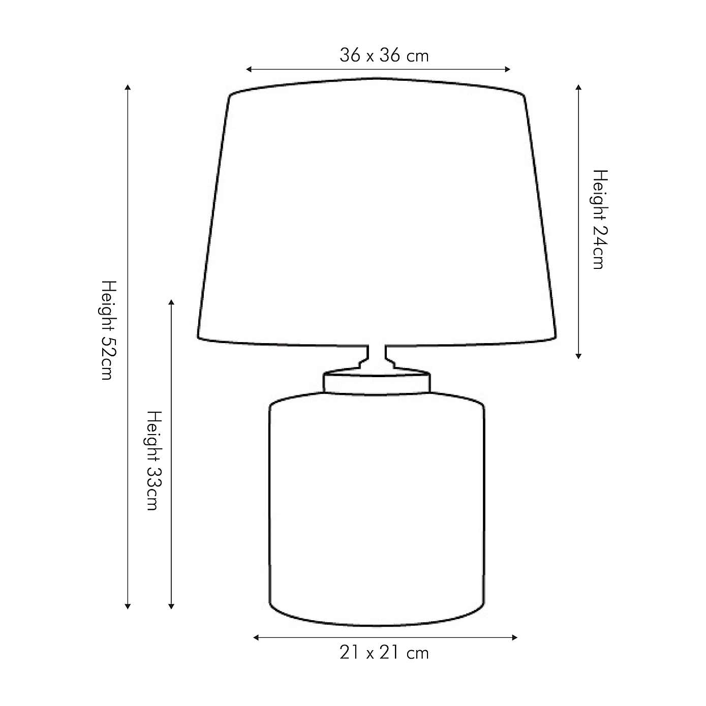 Demetri Grey and Blue Detail Ceramic Table Lamp