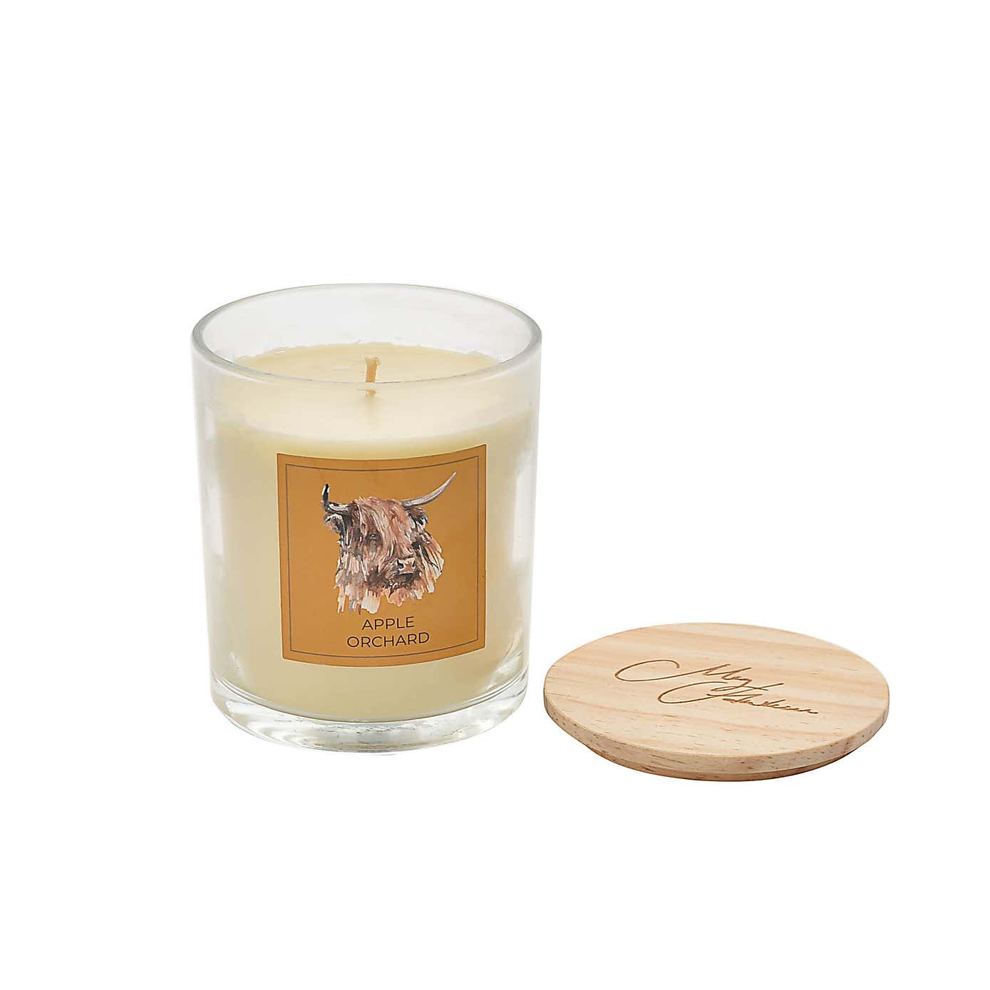 Meg Hawkins Apple Orchard Highland Cow Candle