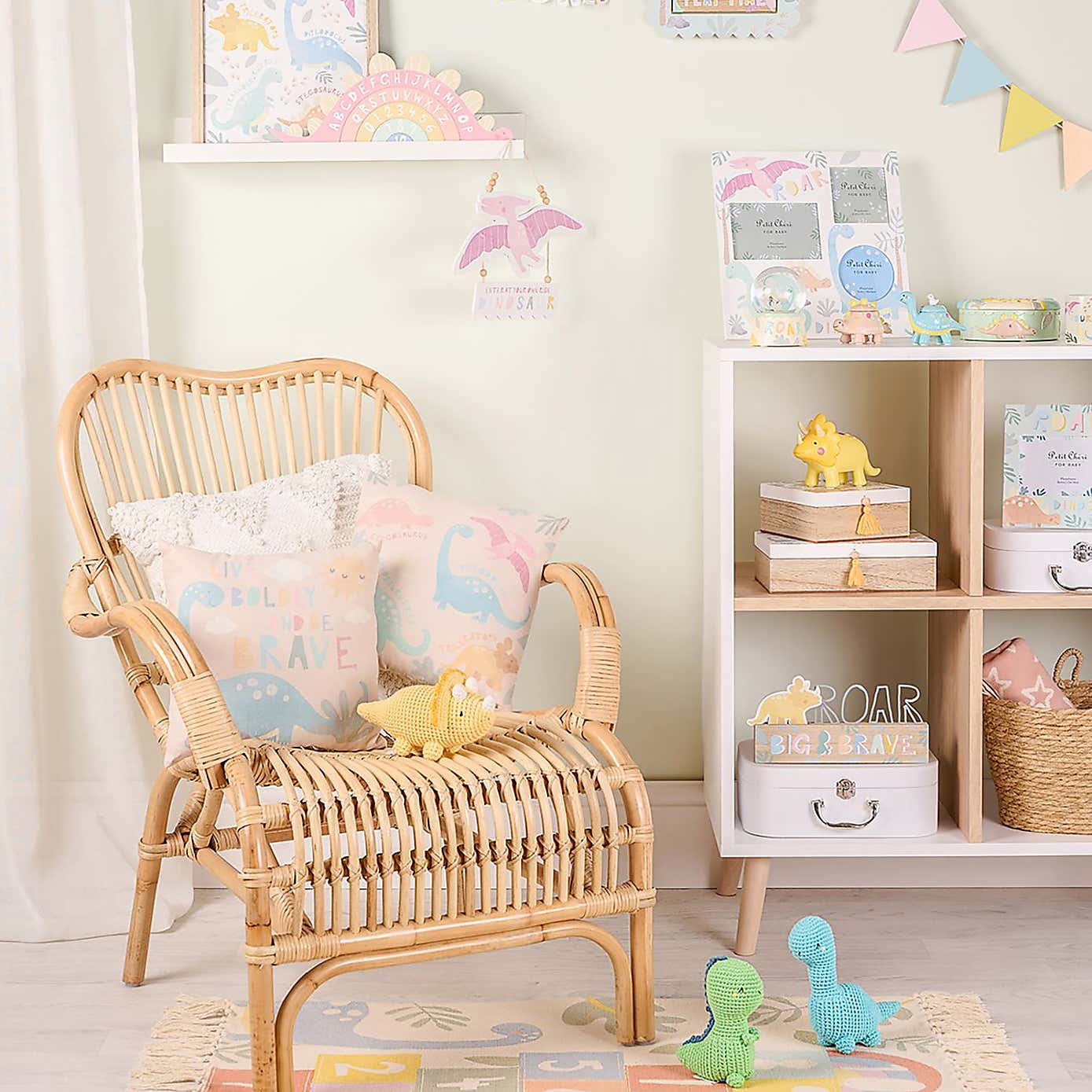 Petit Cheri Dinosaur Names Cushion