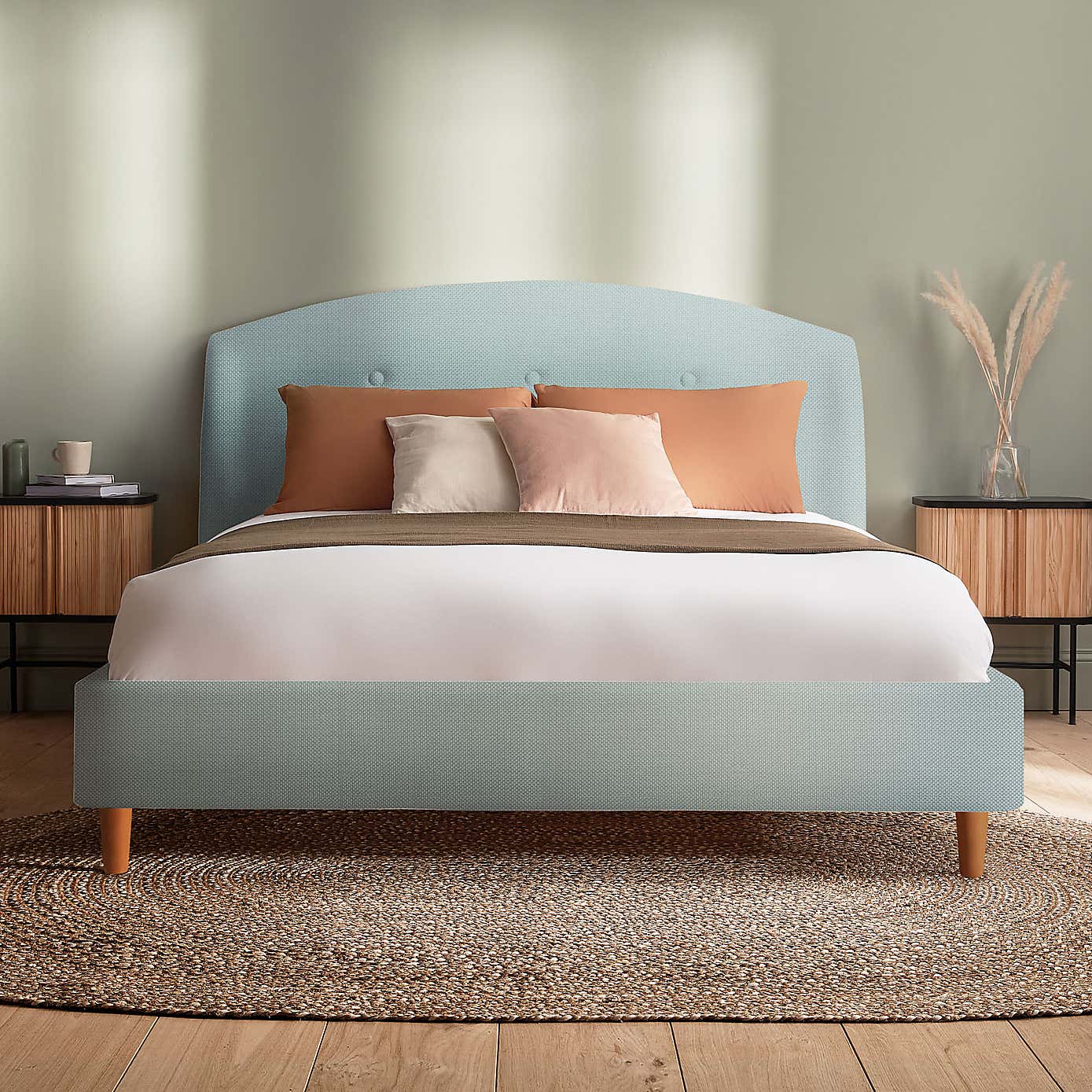 Silentnight Evana Bed Frame, Woven