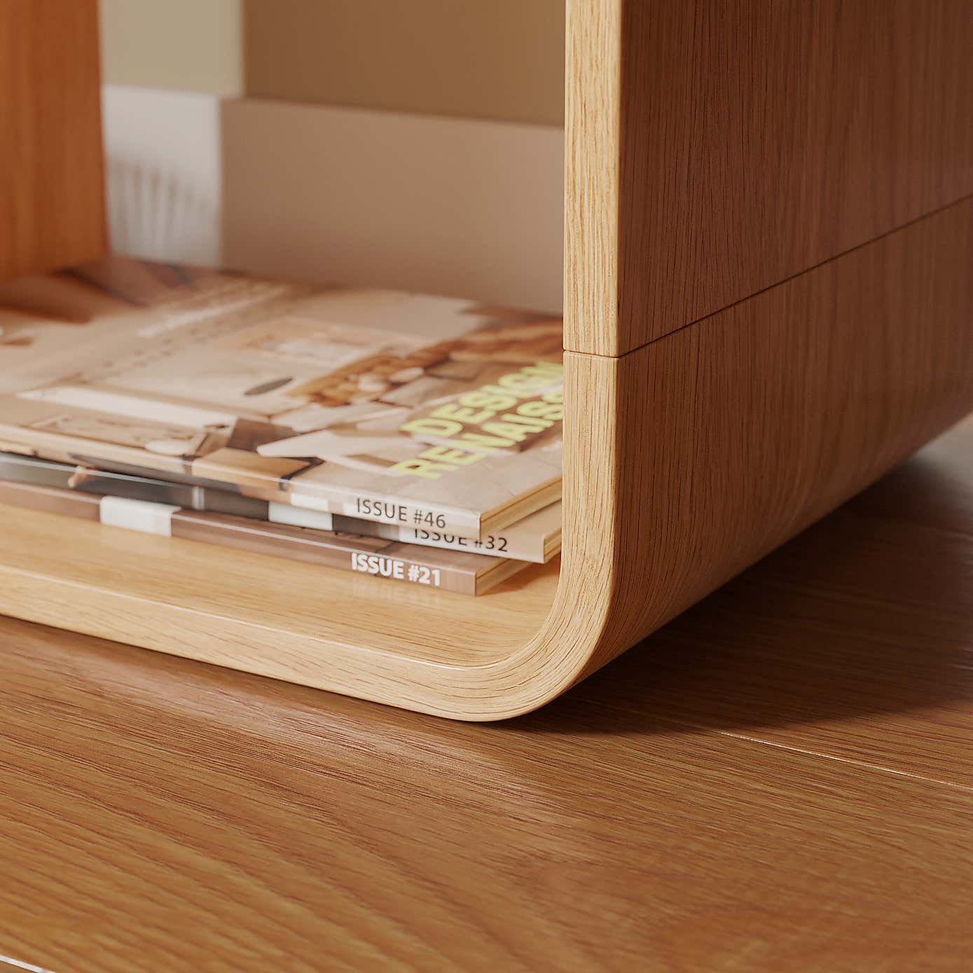 Bent Ply Shelving Unit