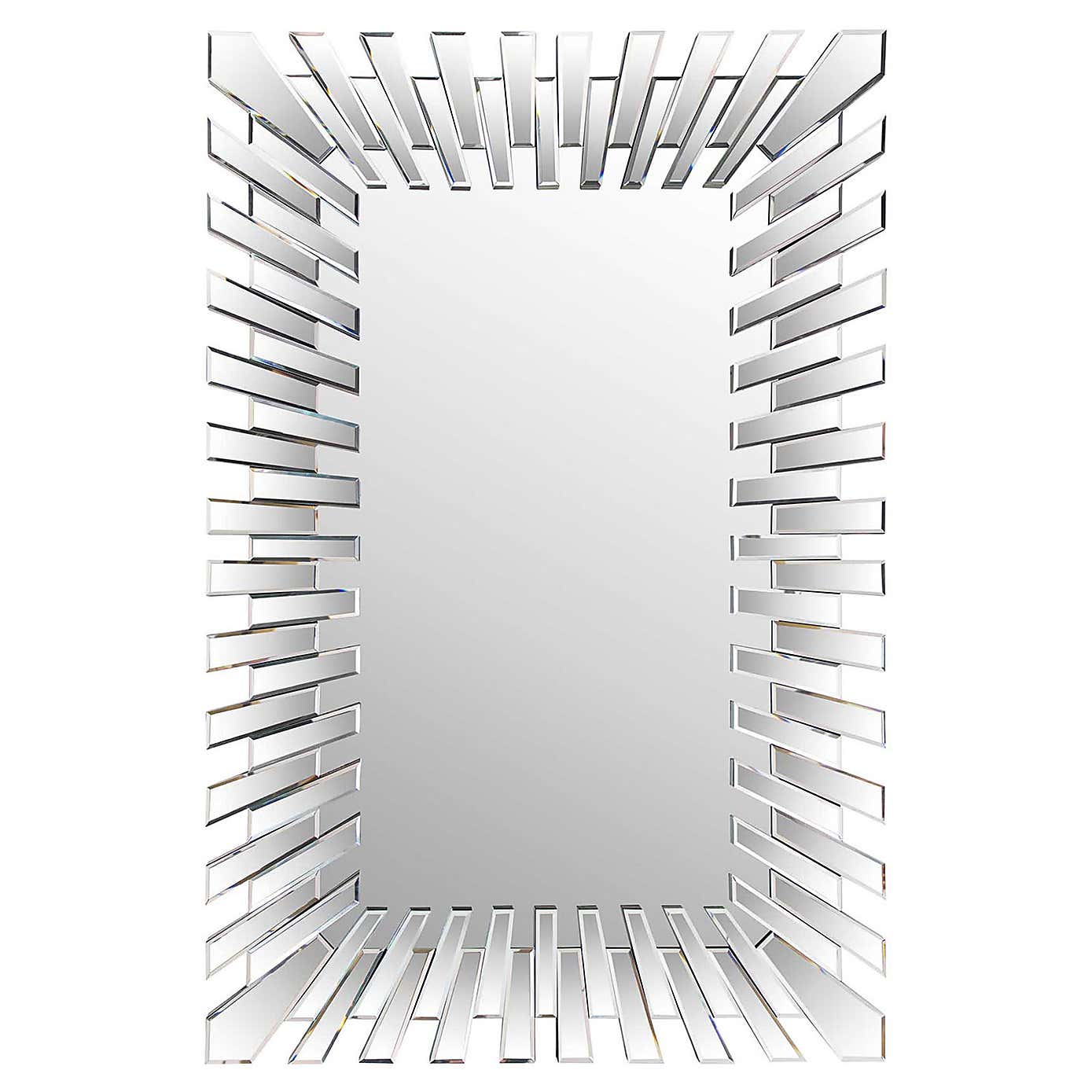 Starburst Rectangle Wall Mirror
