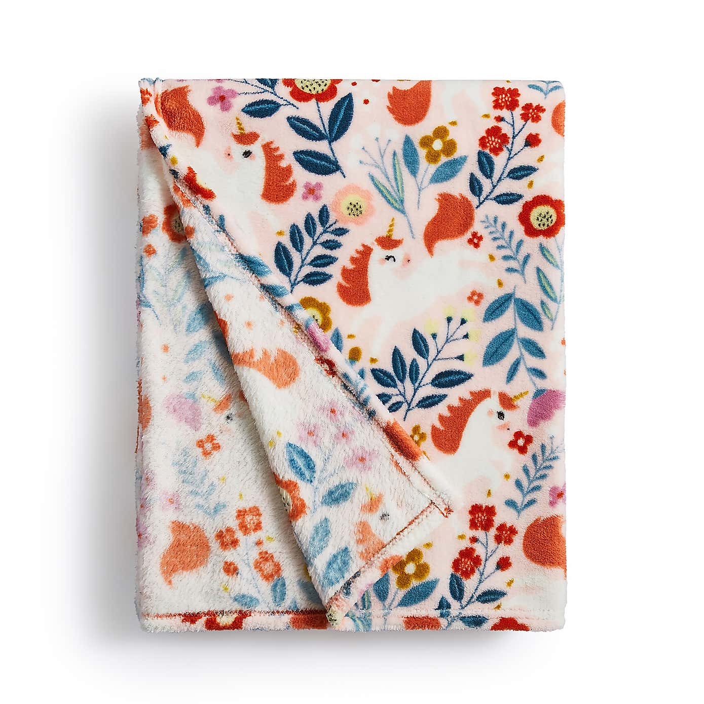 Unicorn Fleece Throw
