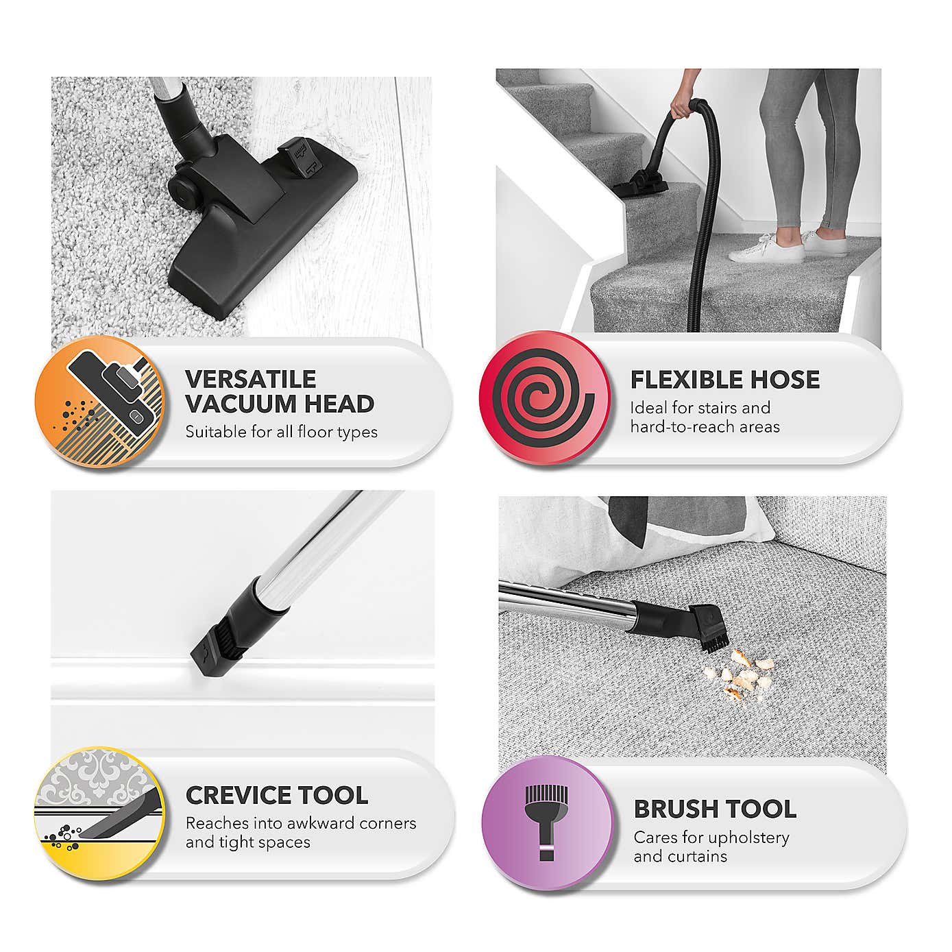 Beldray Multi Cyclonic Titanium Pet Vacuum