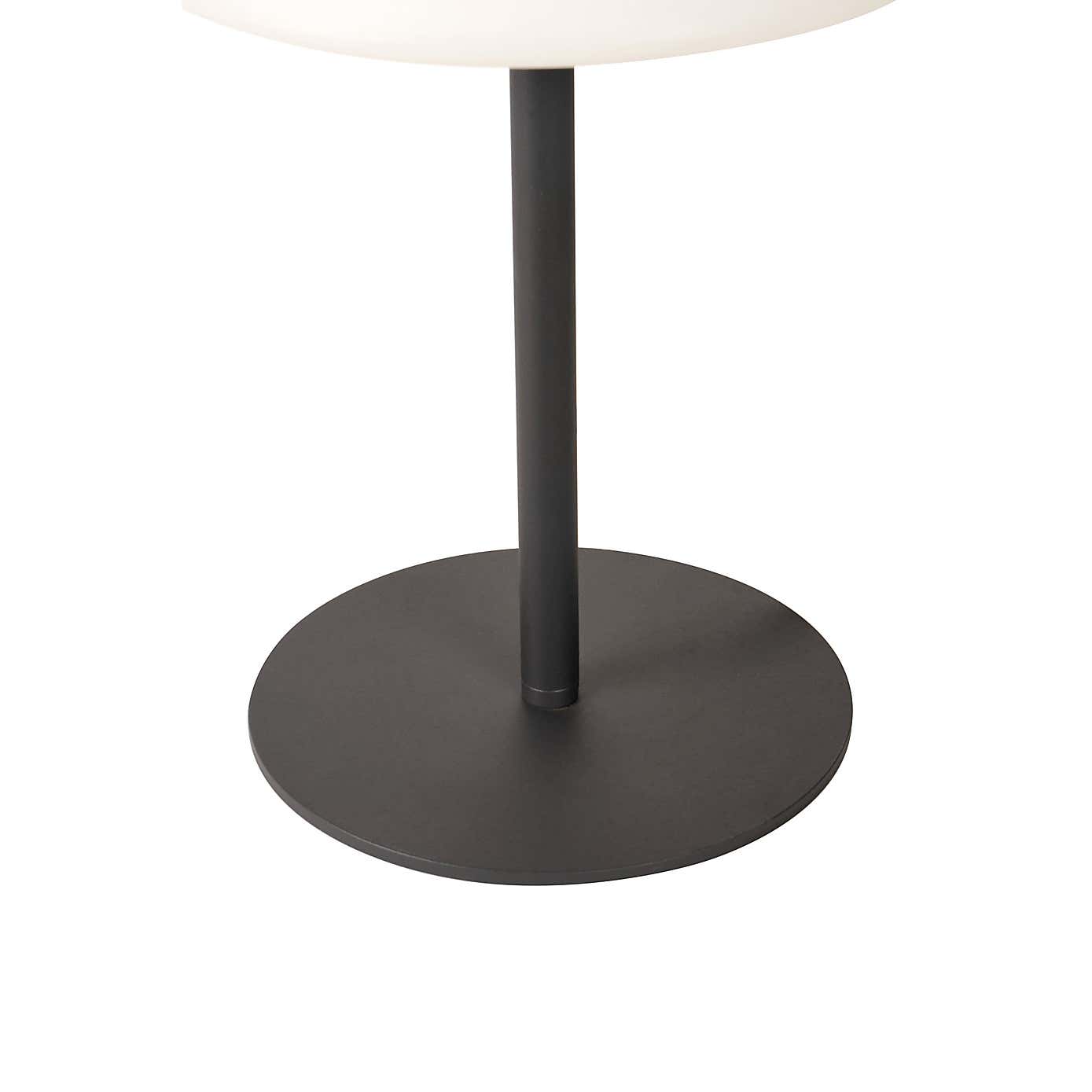 Caltha Rechargable LED Outdoor Table Lamp with Remote Control