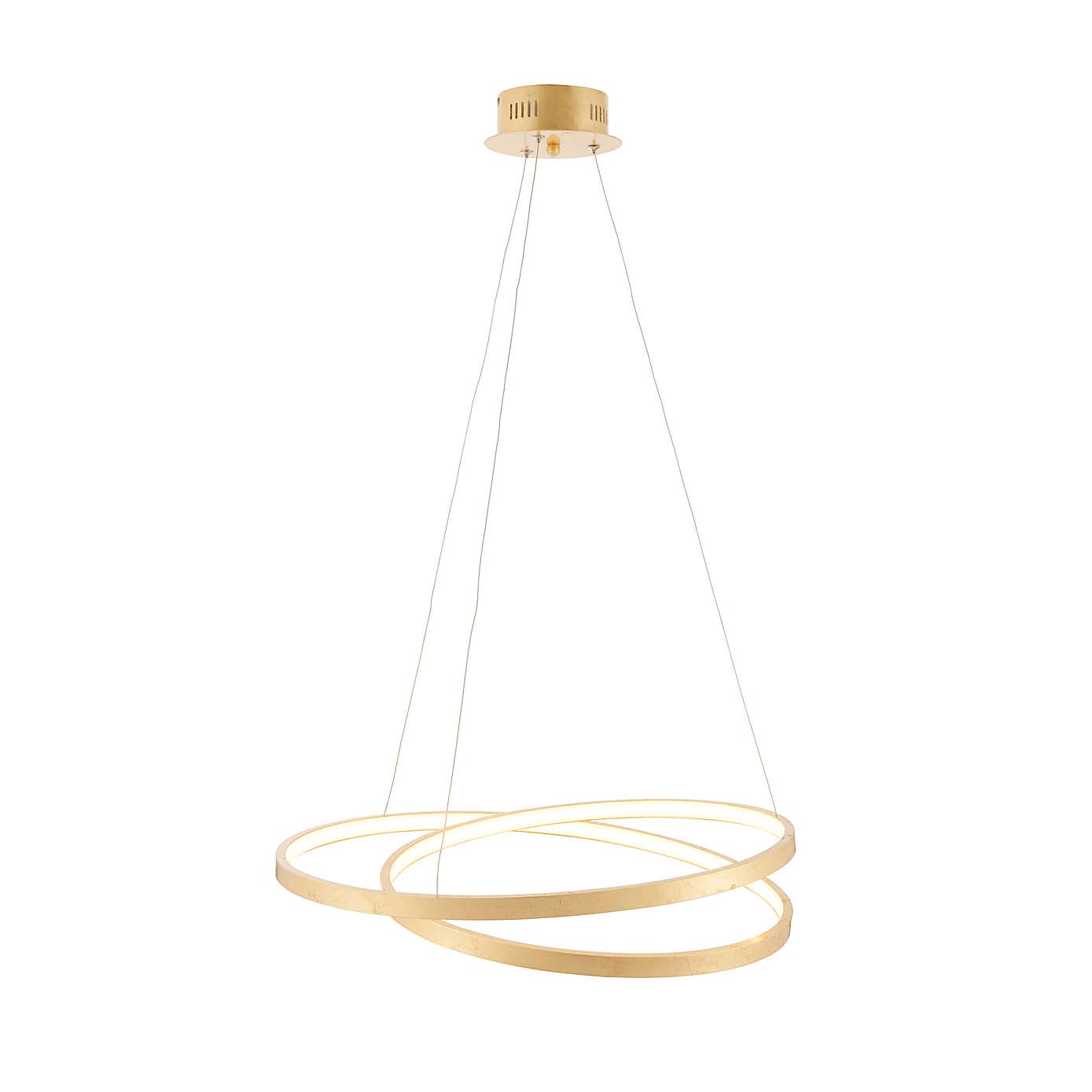 Vogue Scribble Integrated LED Gold Ceiling Fitting