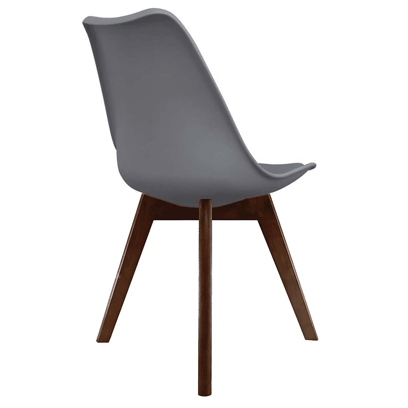 Fusion Living Soho Plastic Dining Chair with Squared Legs