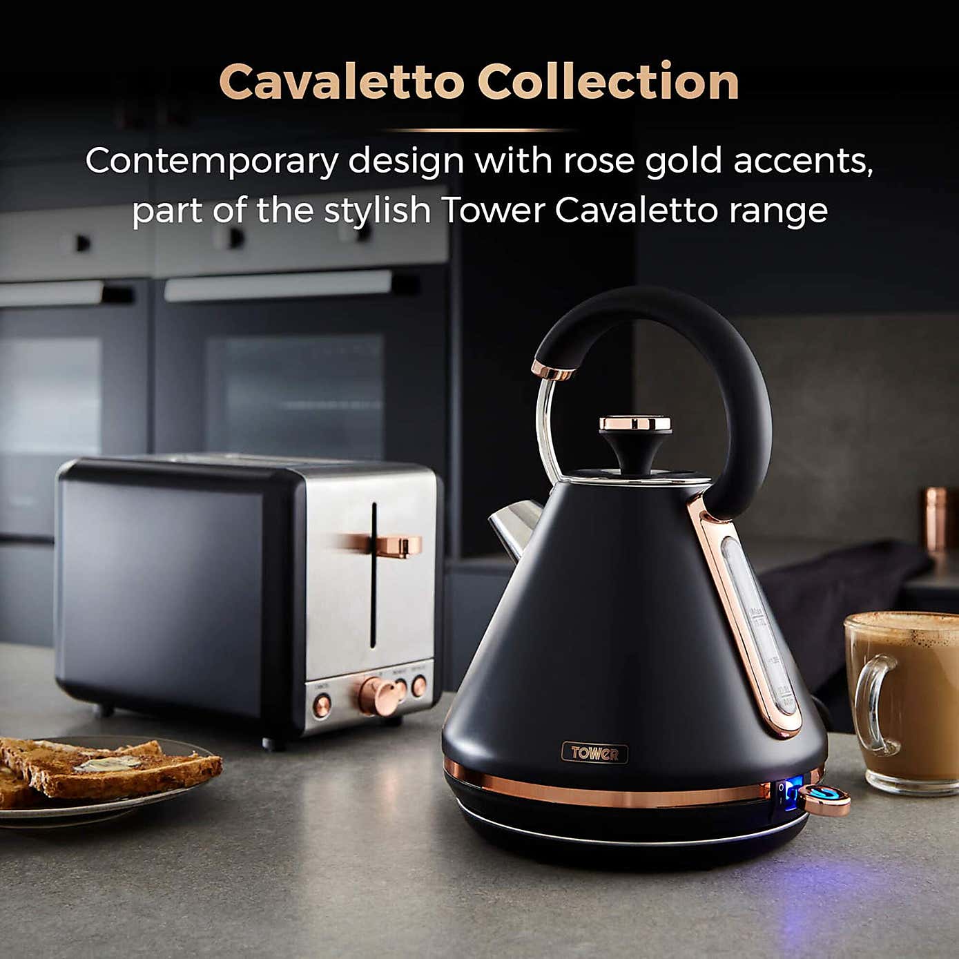 TOWER Cavaletto 2 Slice Toaster