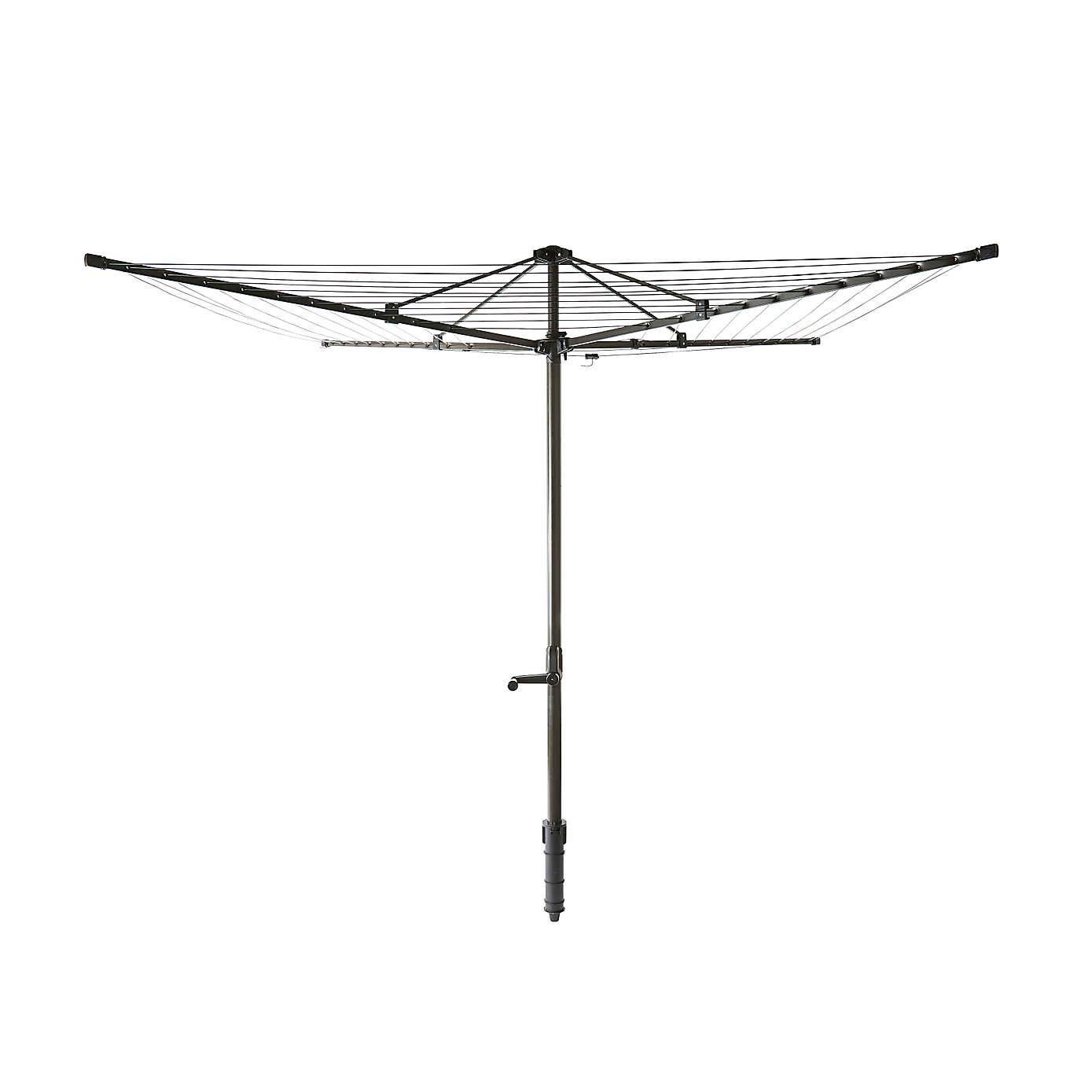 Rotary Outdoor Airer 4 Arm 60m Crank