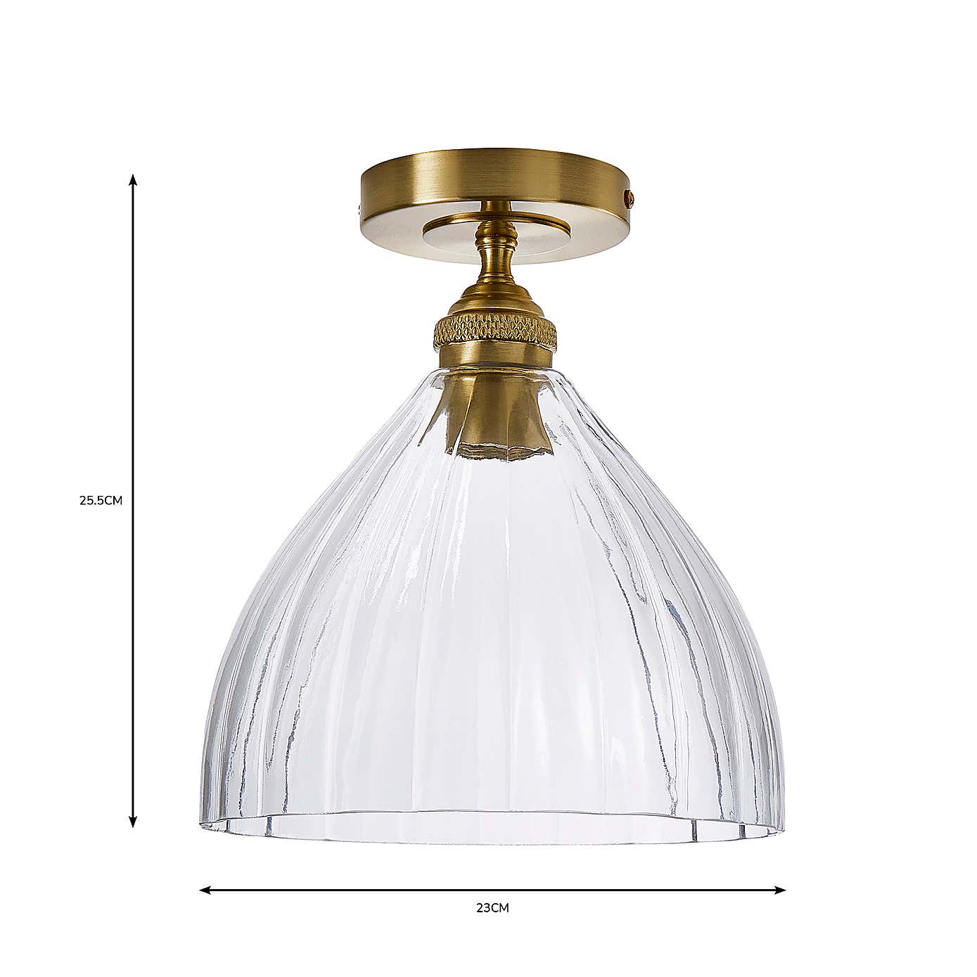 Churchgate Allexton Flush Ceiling Fitting