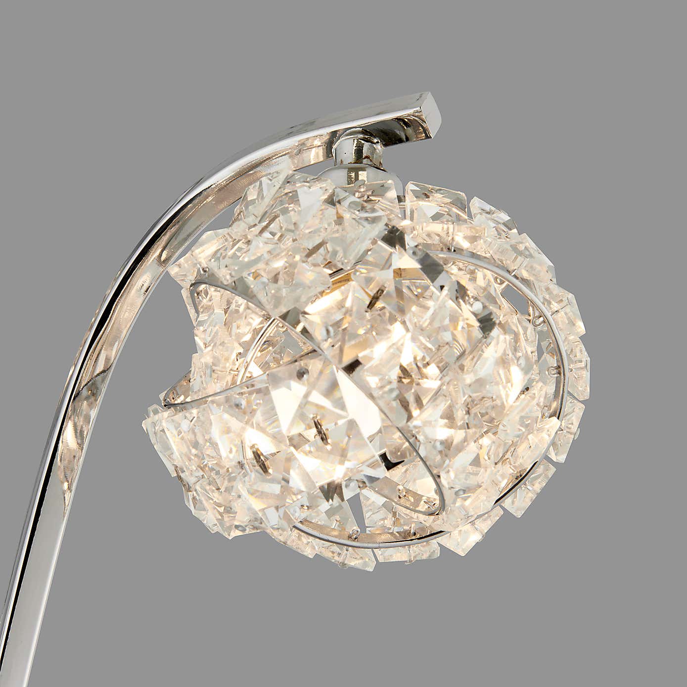 Cecilie 3 Arm Chrome Floor Lamp