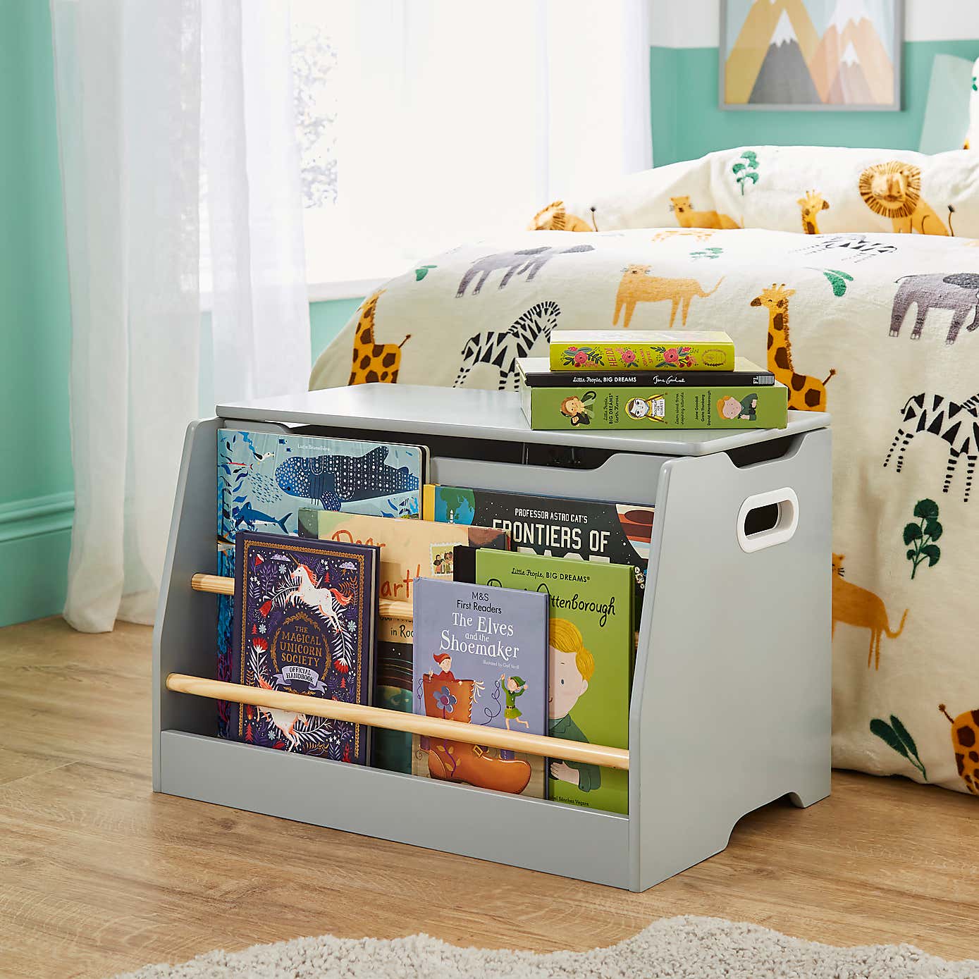Kids Bookcase Toy Box