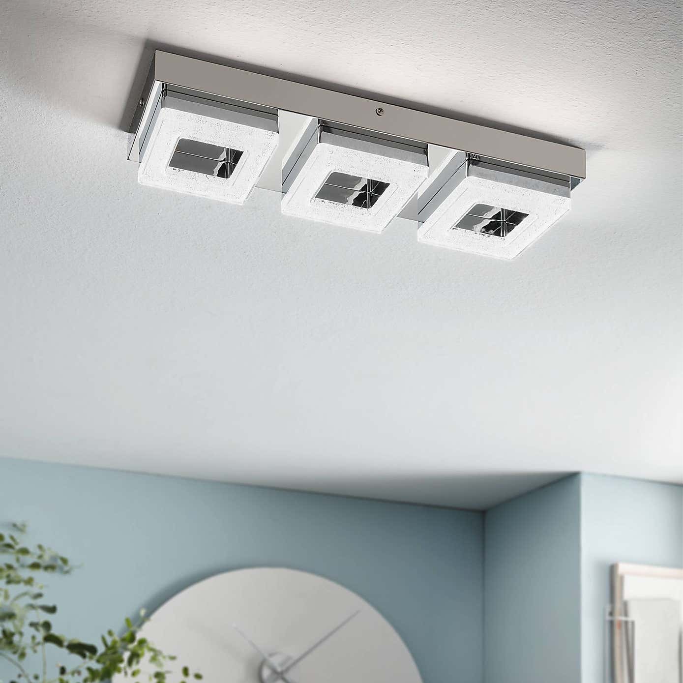 EGLO Fradelo 3 Light LED Ceiling Wall Light