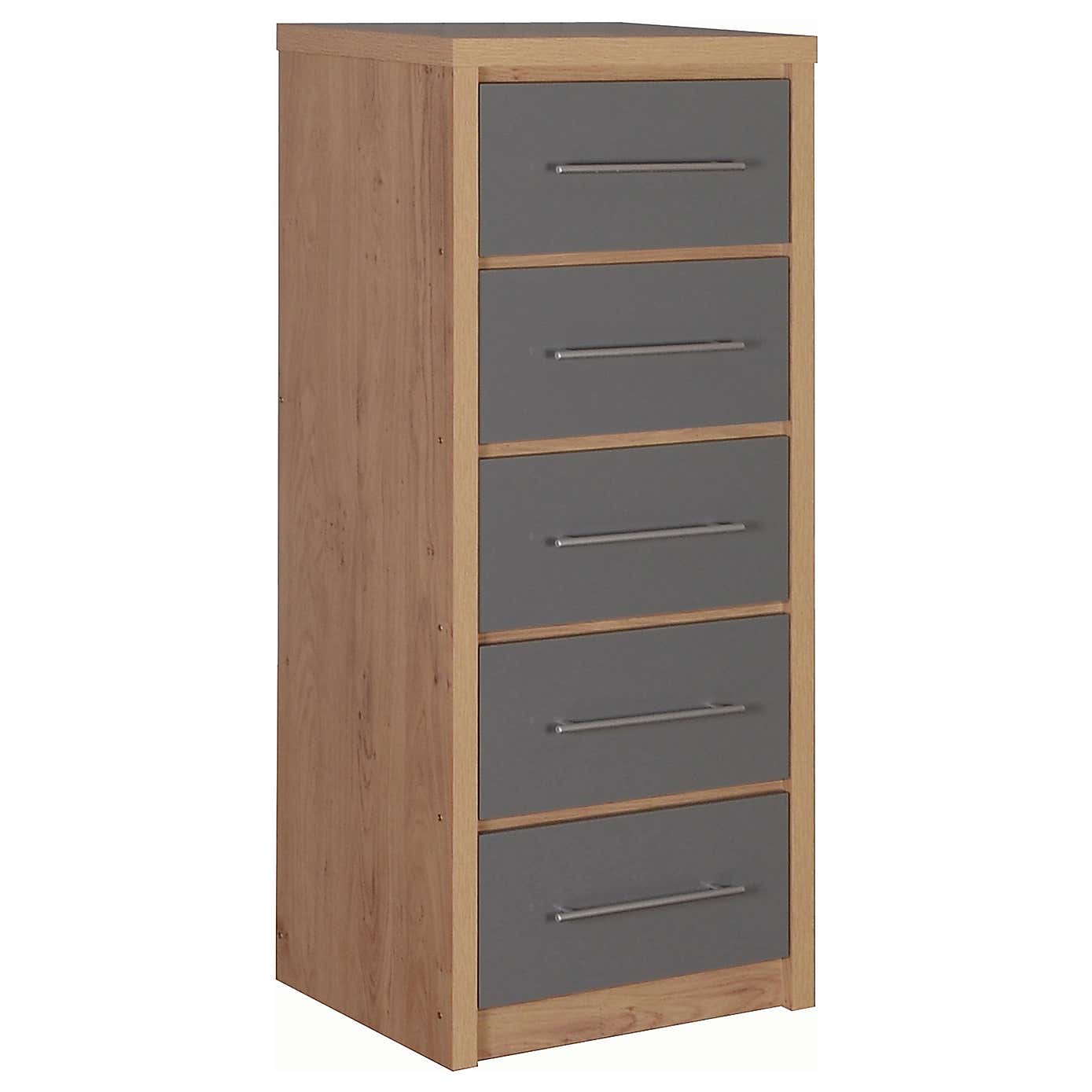 Seville Slim 5 Drawer Chest