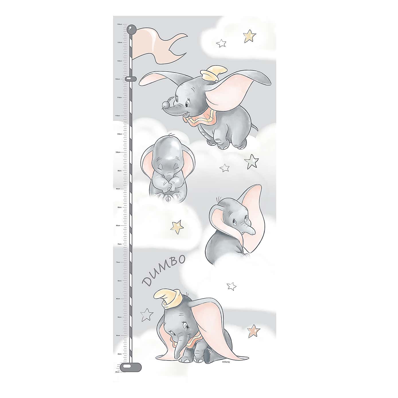 Dumbo Height Chart Wall Sticker