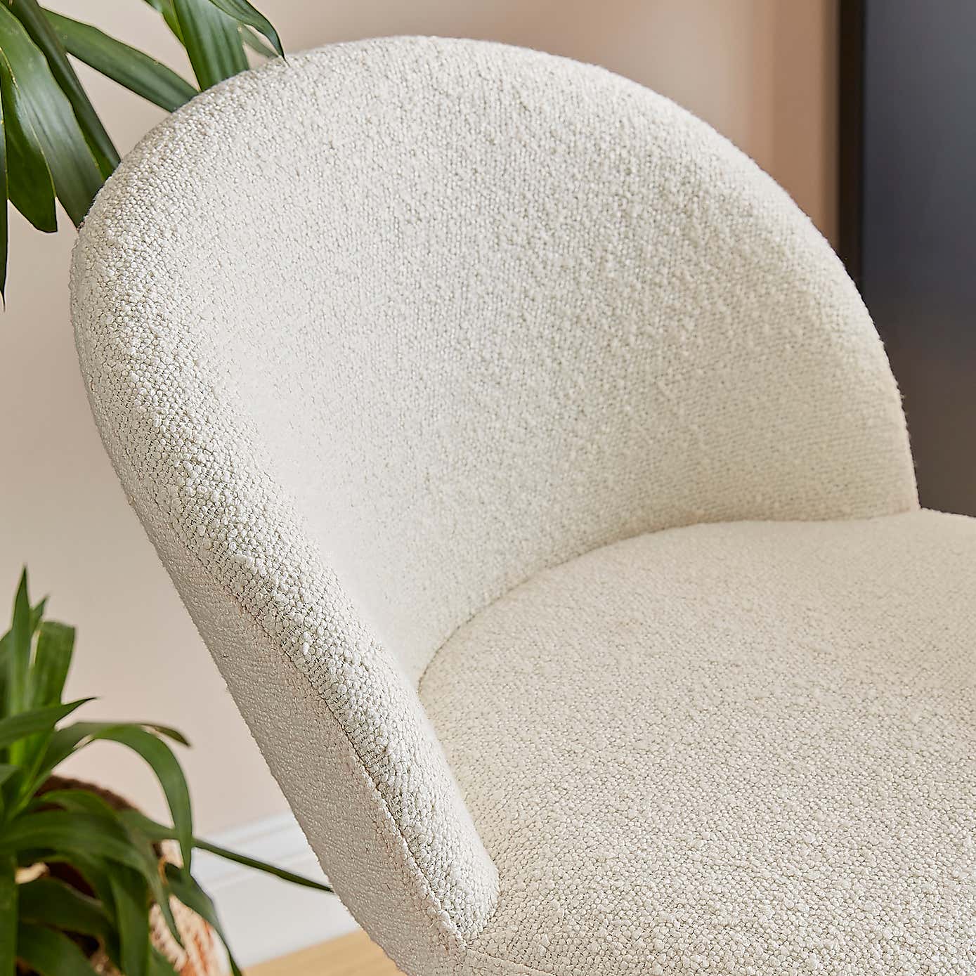 Astrid Boucle Bar Stool