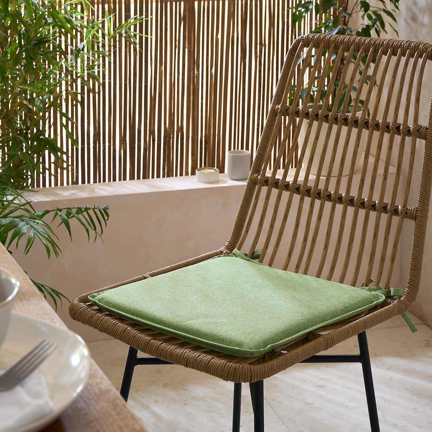 Set of 2 Water Resistant Seat Pads