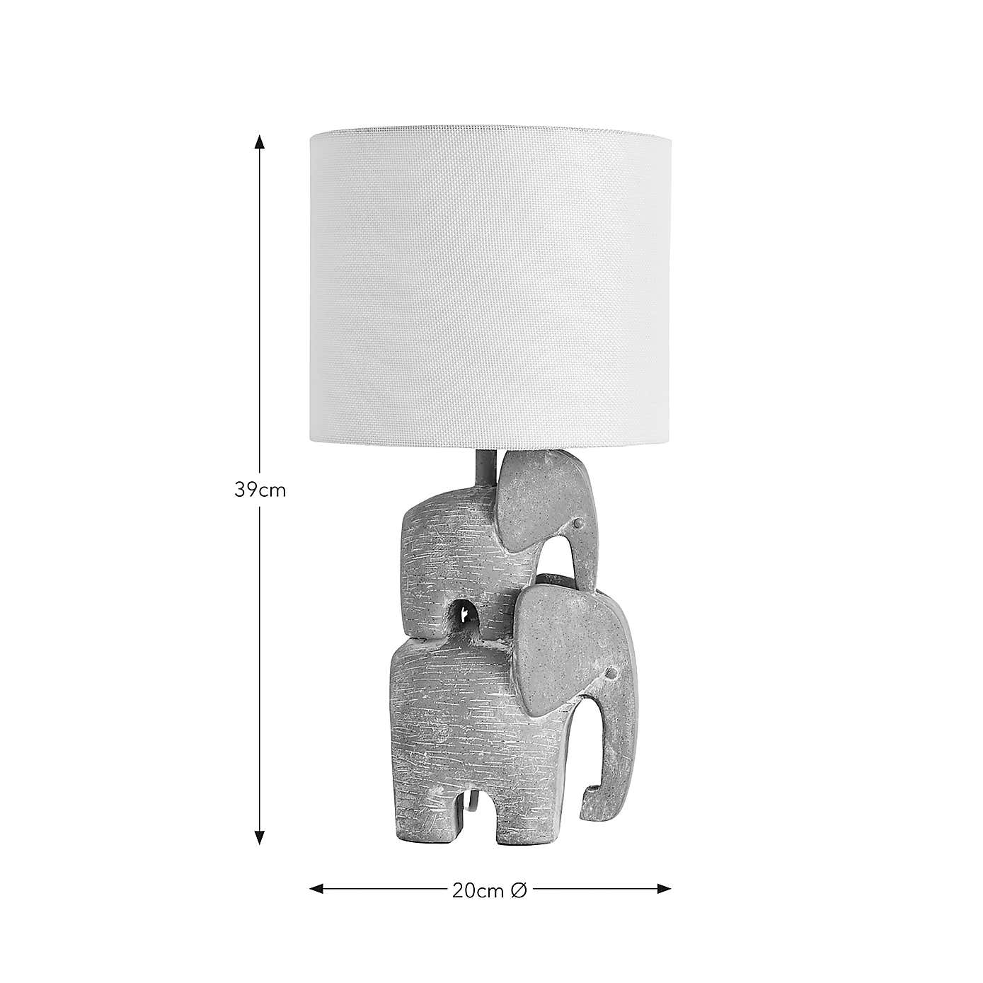 Stacked Elephant Table Lamp