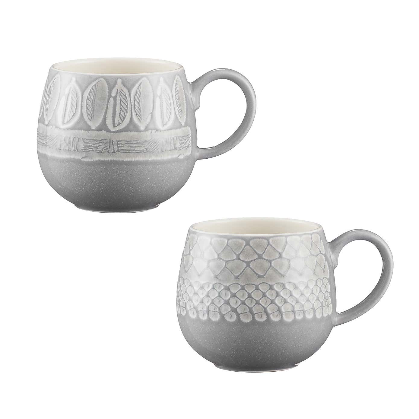 Mason Cash Set of 2 Impressions Mugs