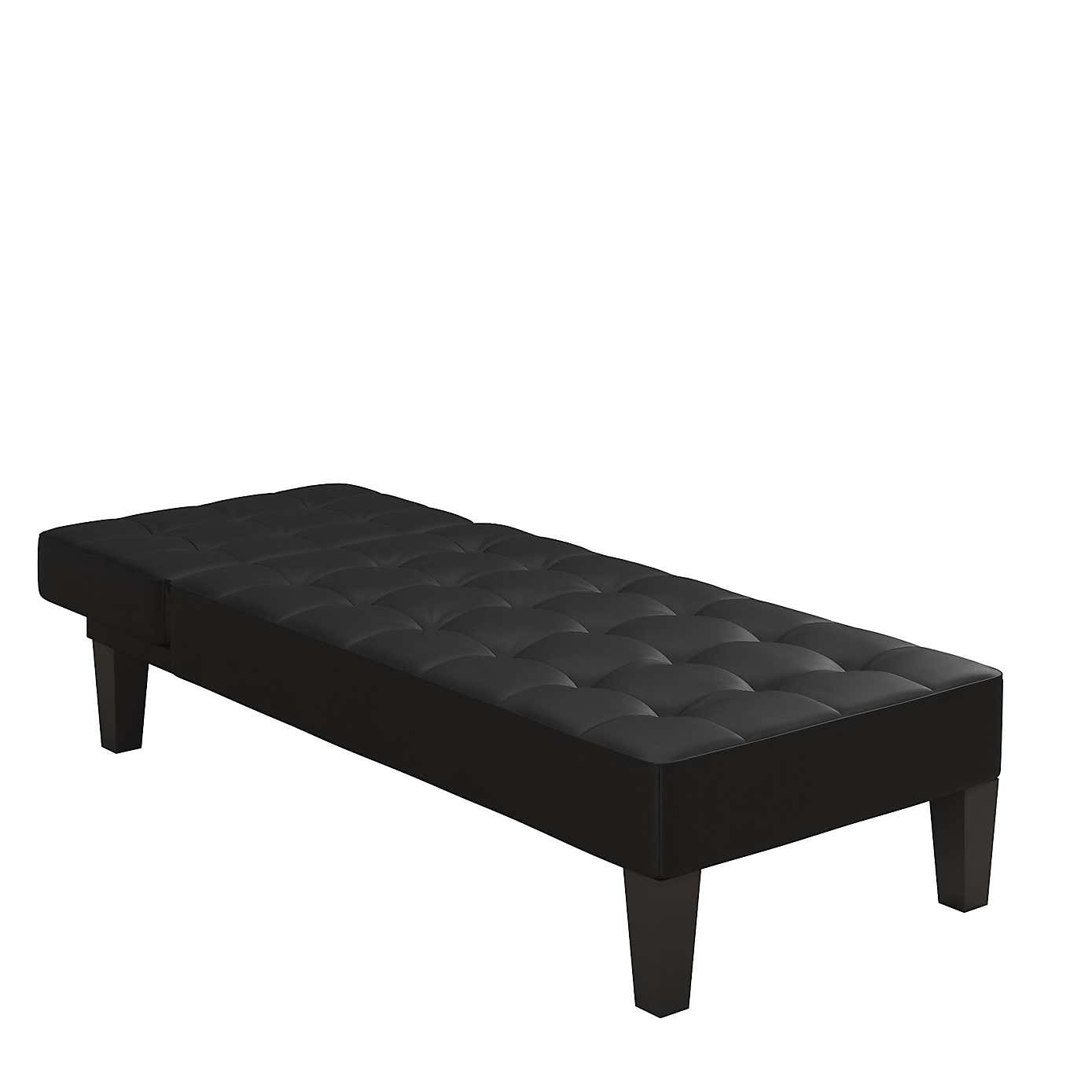 Adalynn Faux Leather Chaise Lounge