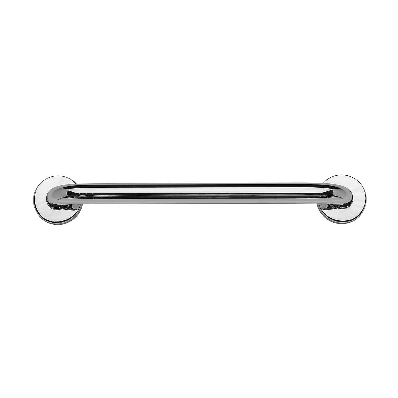 Silver Stainless Steel Grab Bar